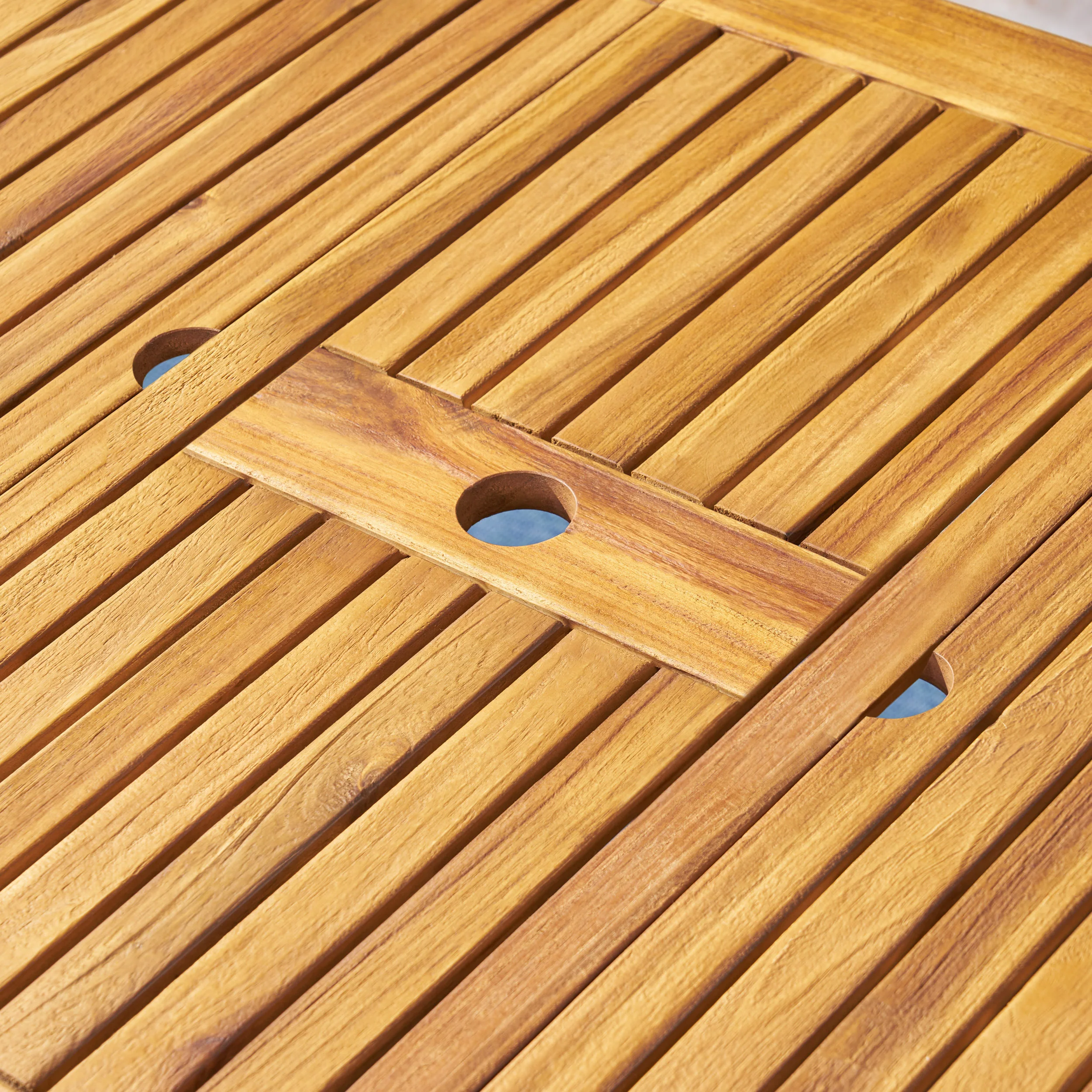 Eric Outdoor Expandable Acacia Wood Dining Table - furnishings