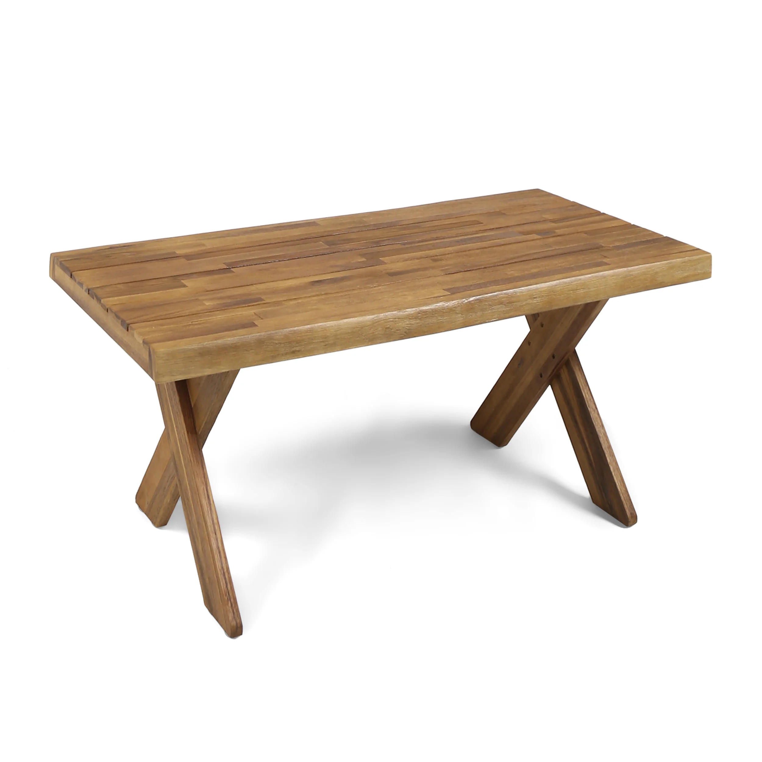 Irene Outdoor Acacia Wood Coffee Table - furnishings