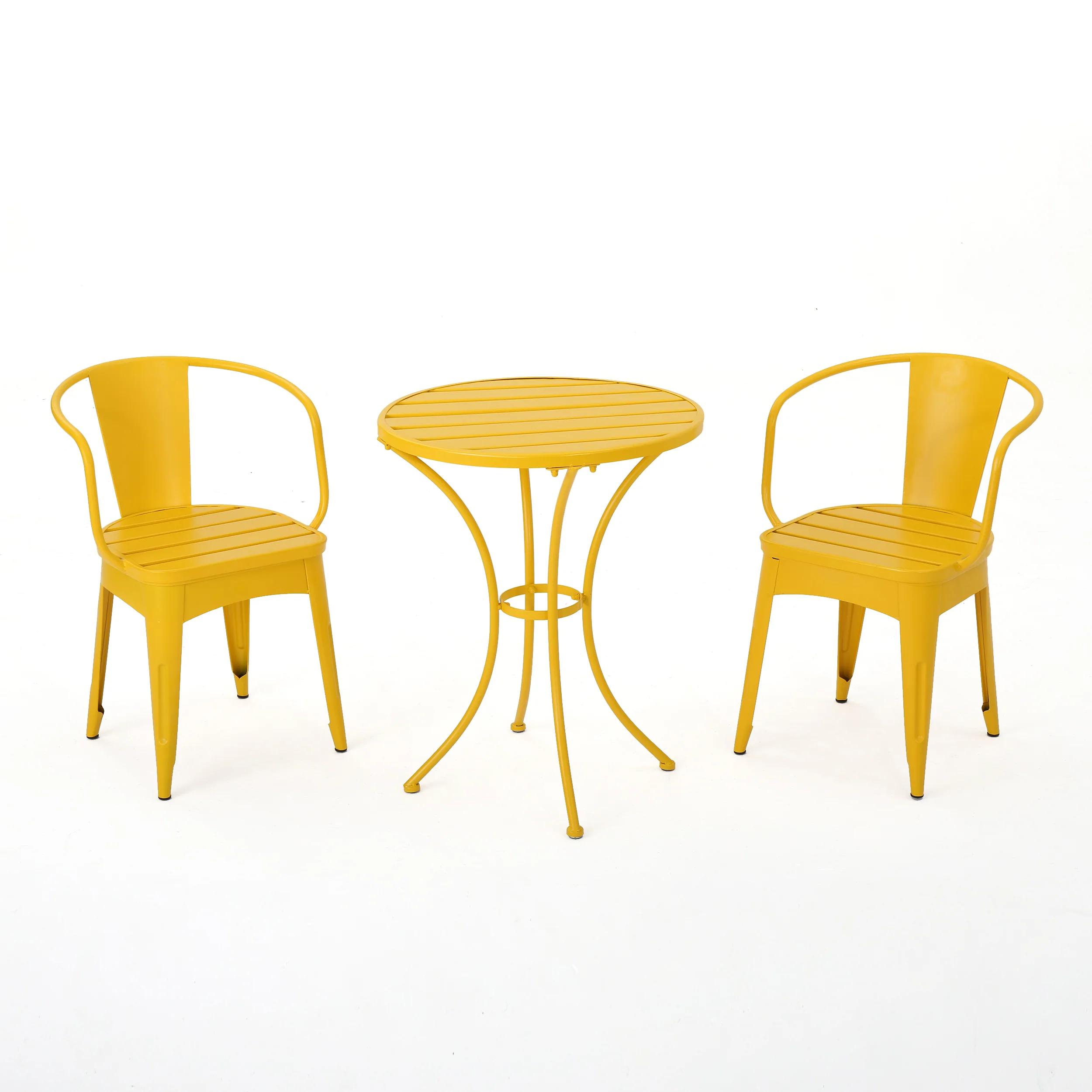 Collins Outdoor 3 Piece Iron Bistro Set - furnishings