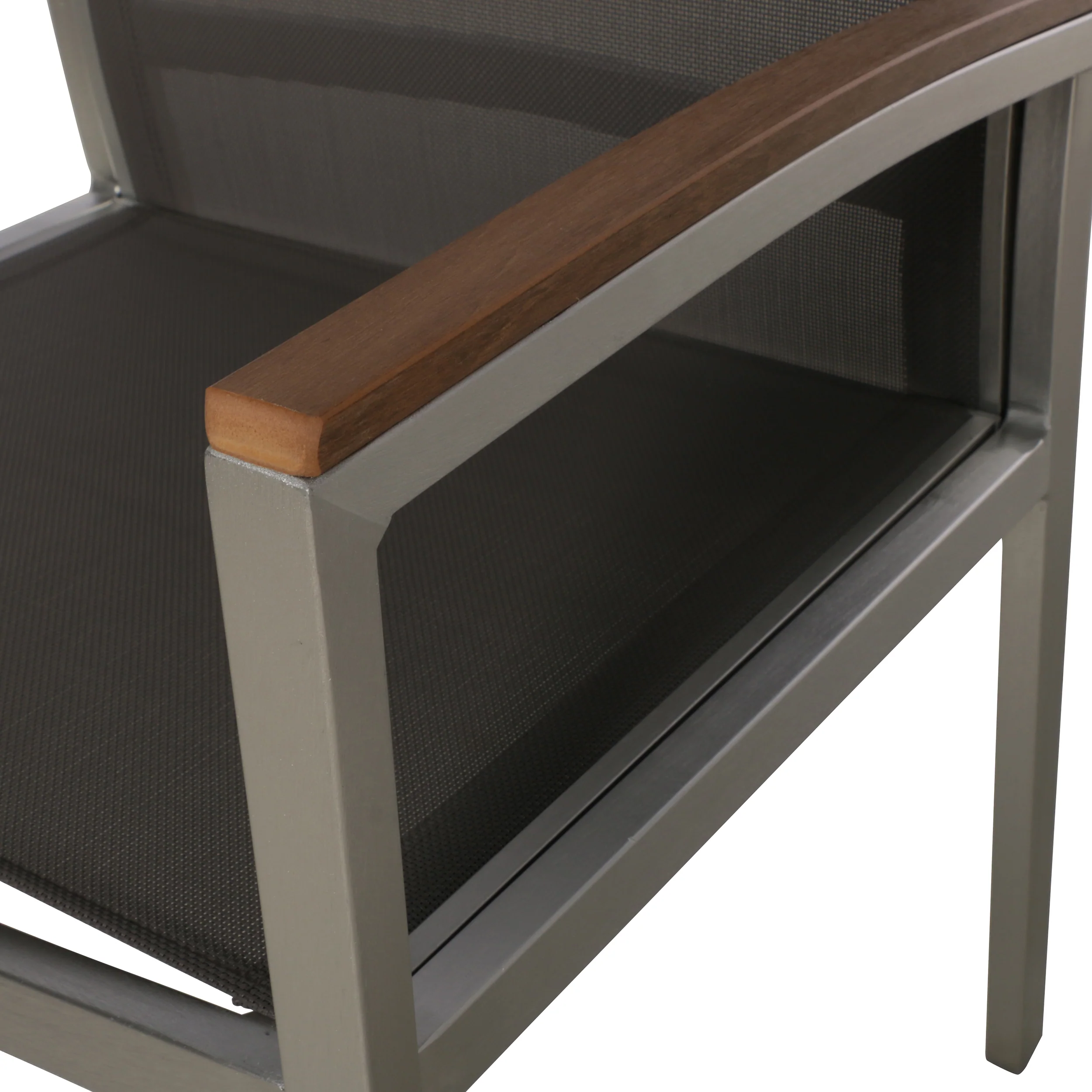 Emma Outdoor Wicker Dining Chair with Aluminum Frame (Set of 2) - furnishings