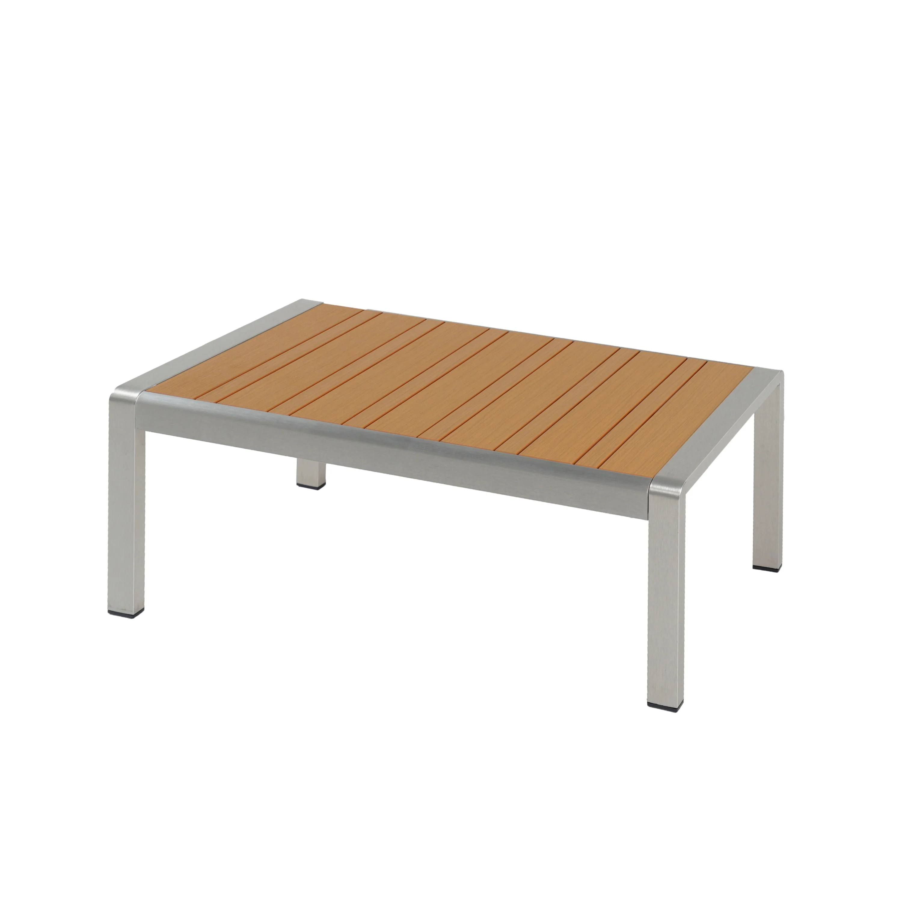 Eamoon Aluminum Outdoor Patio Coffee Table - furnishings