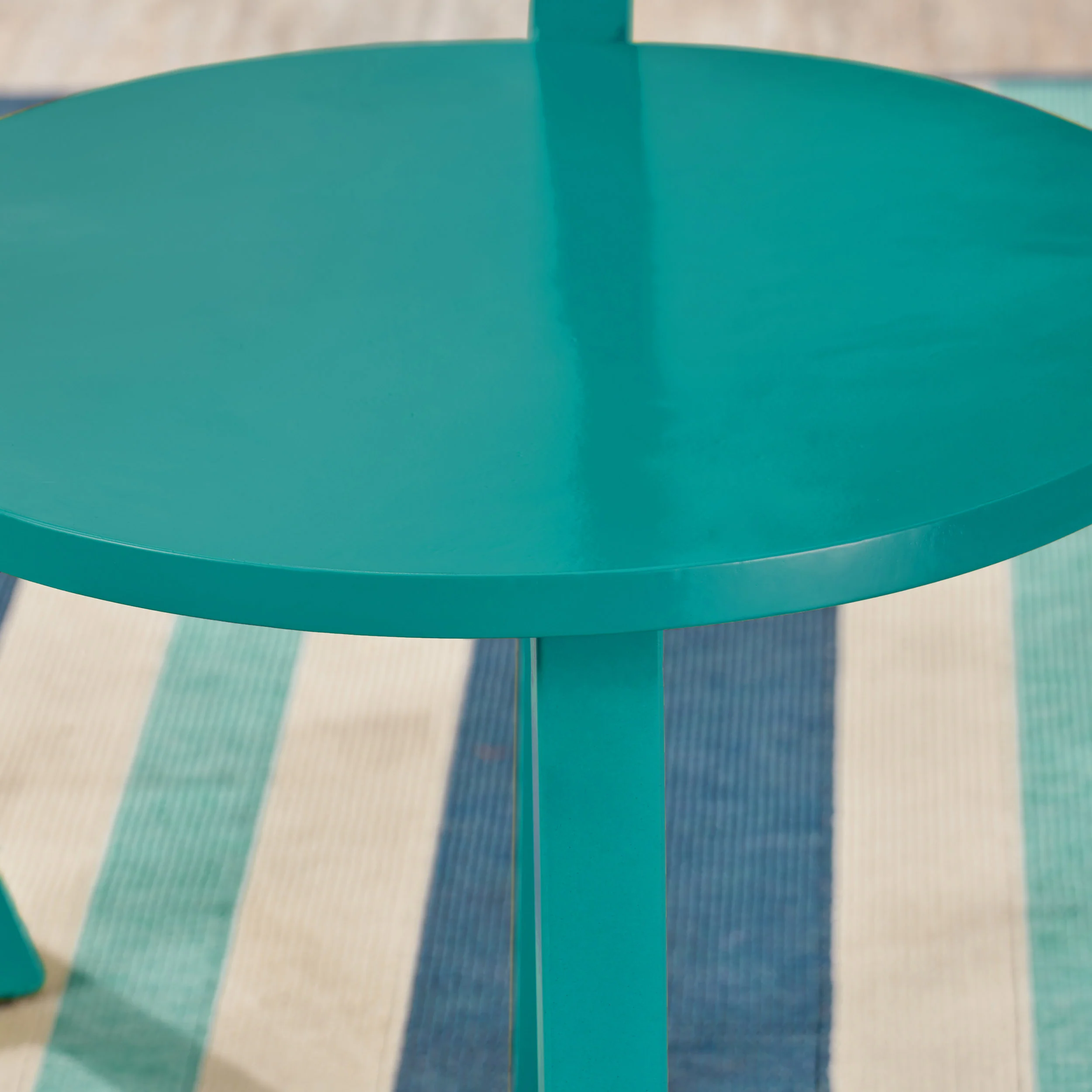 Kate Outdoor Iron Bistro Set - furnishings