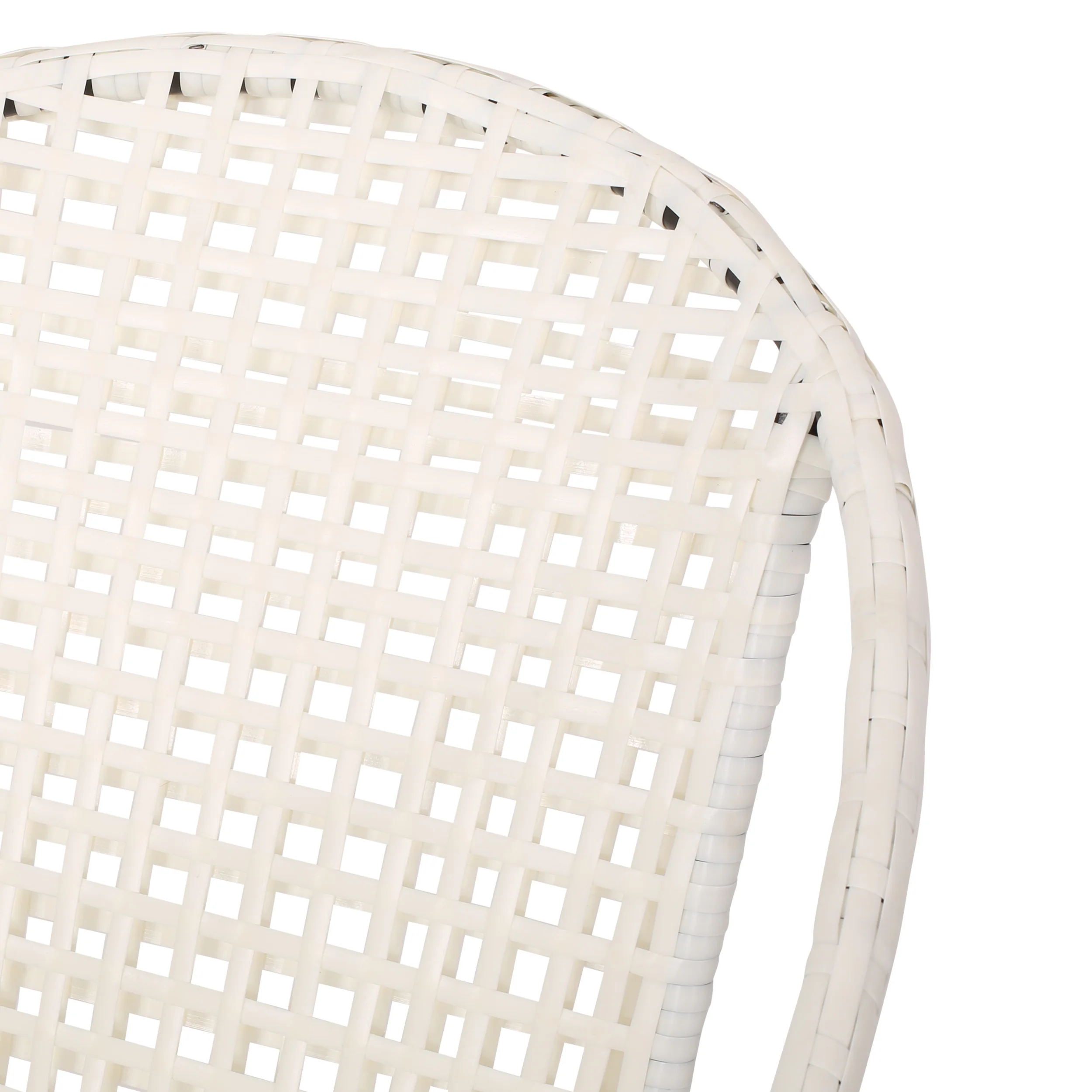 Norma Outdoor Modern Faux Rattan Club Chair (Set of 2) - furnishings