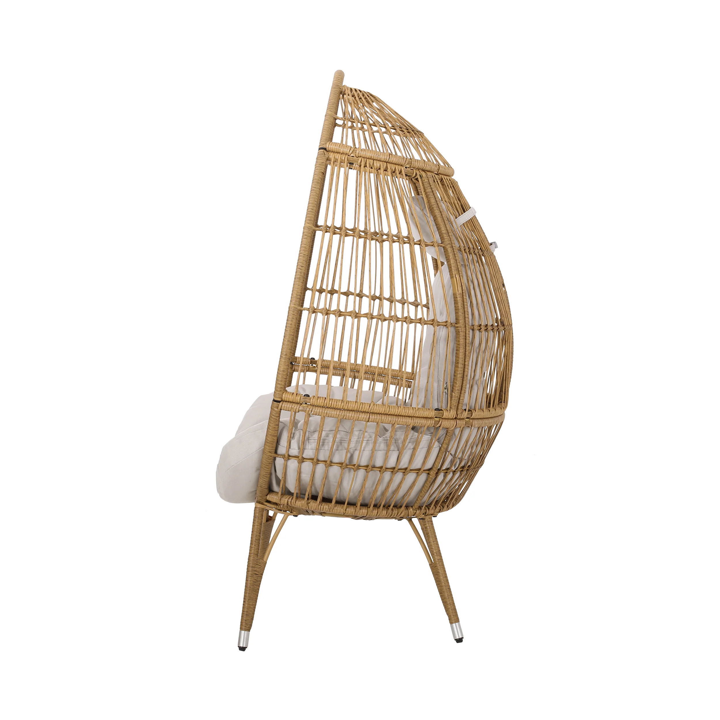 Kabella Outdoor Wicker Freestanding Teardrop / Egg Chair - furnishings