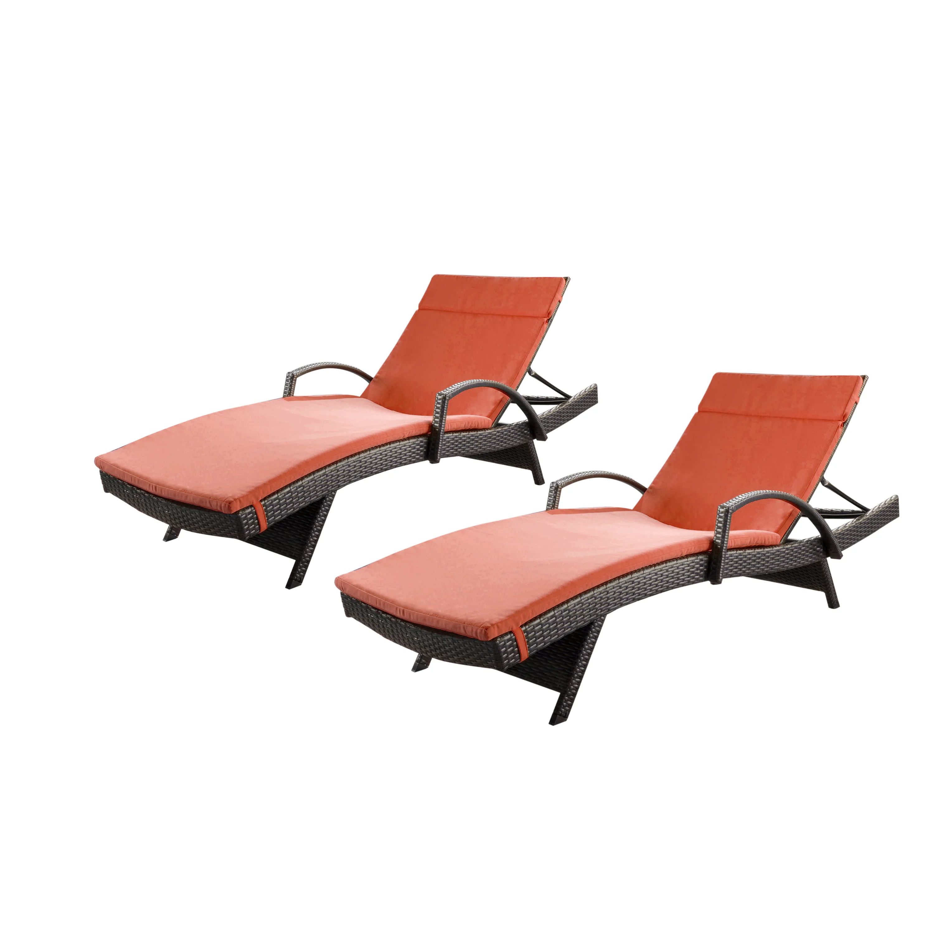 Savana Outdoor Wicker Lounge with Arms with Water Resistant Cushion - furnishings