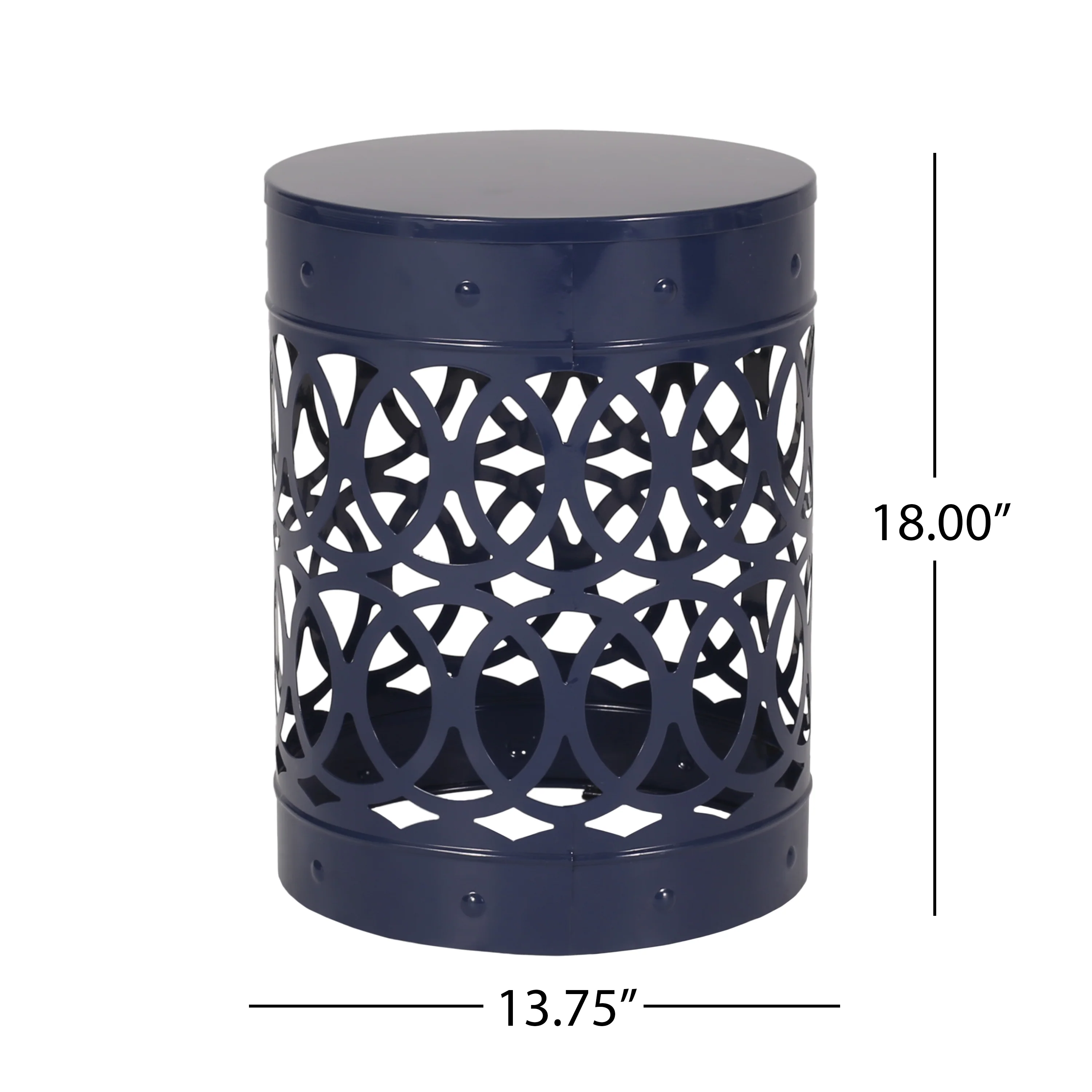 Pellerin Outdoor Metal Side Table - furnishings