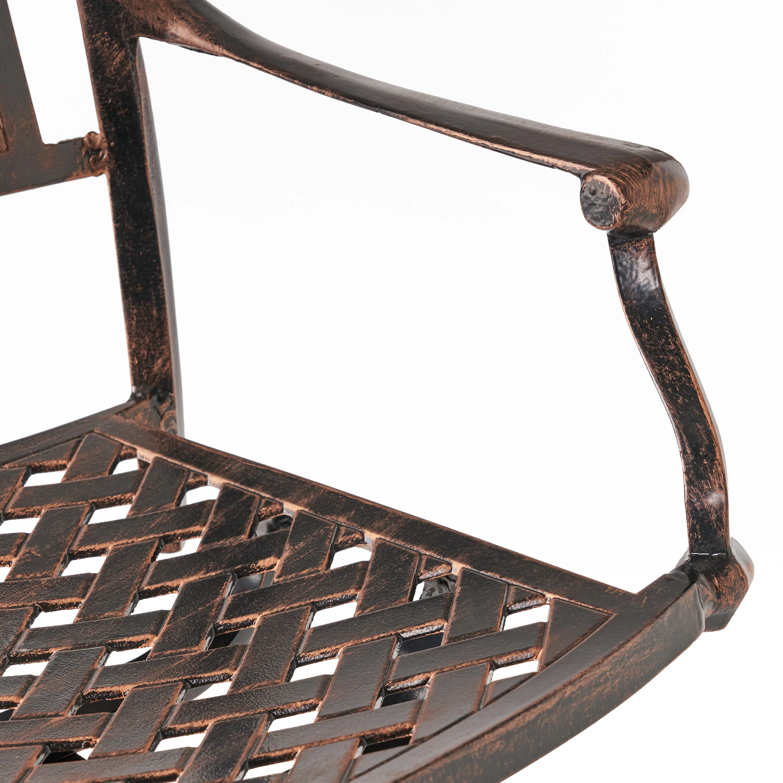 Sierra 30-Inch Outdoor Cast Aluminum Swivel Bar Stool - furnishings