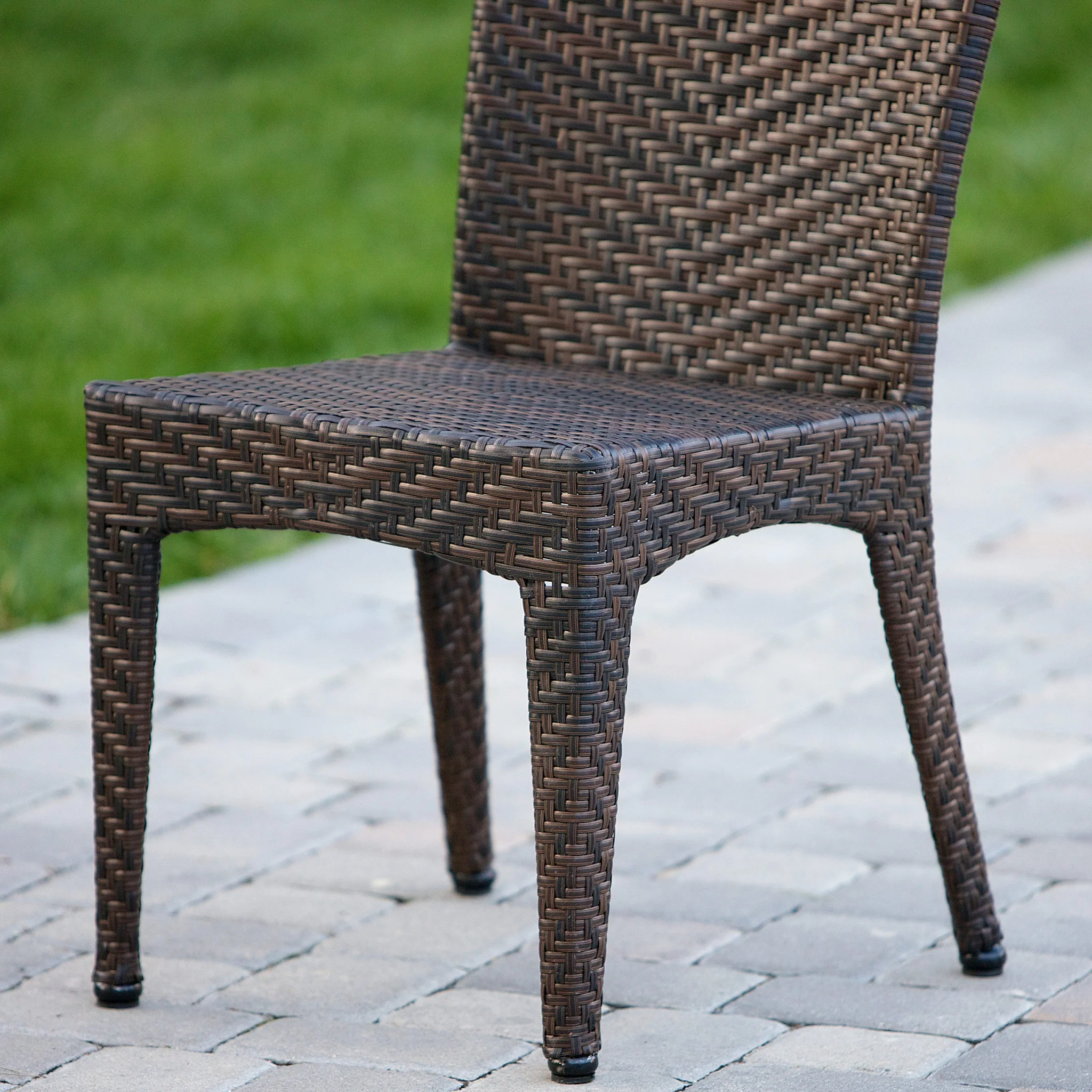 Solana Outdoor Wicker Chairs (Set of 2) - furnishings