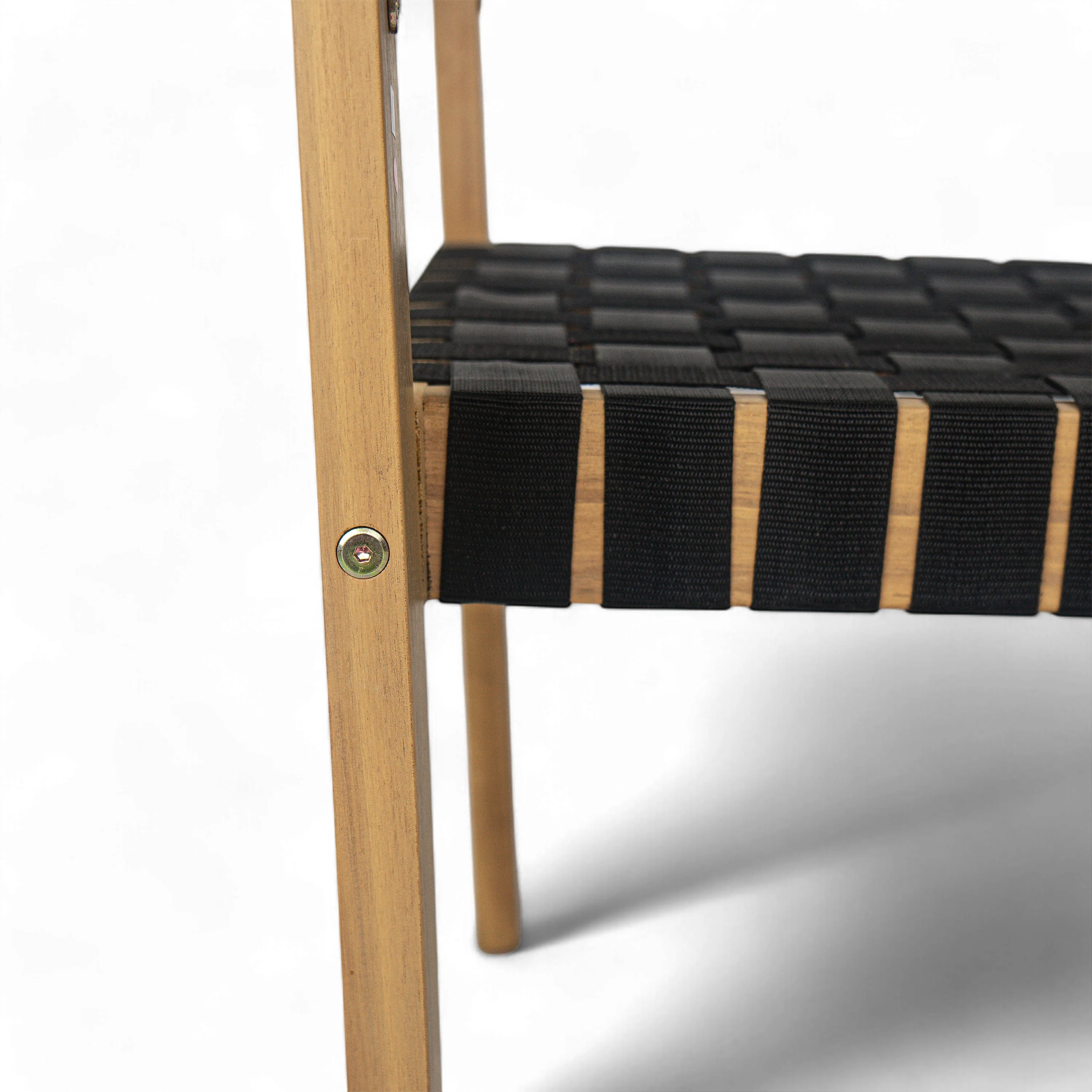 Finnley Modren Outdoor Lounge Chair with Woven Rope - furnishings