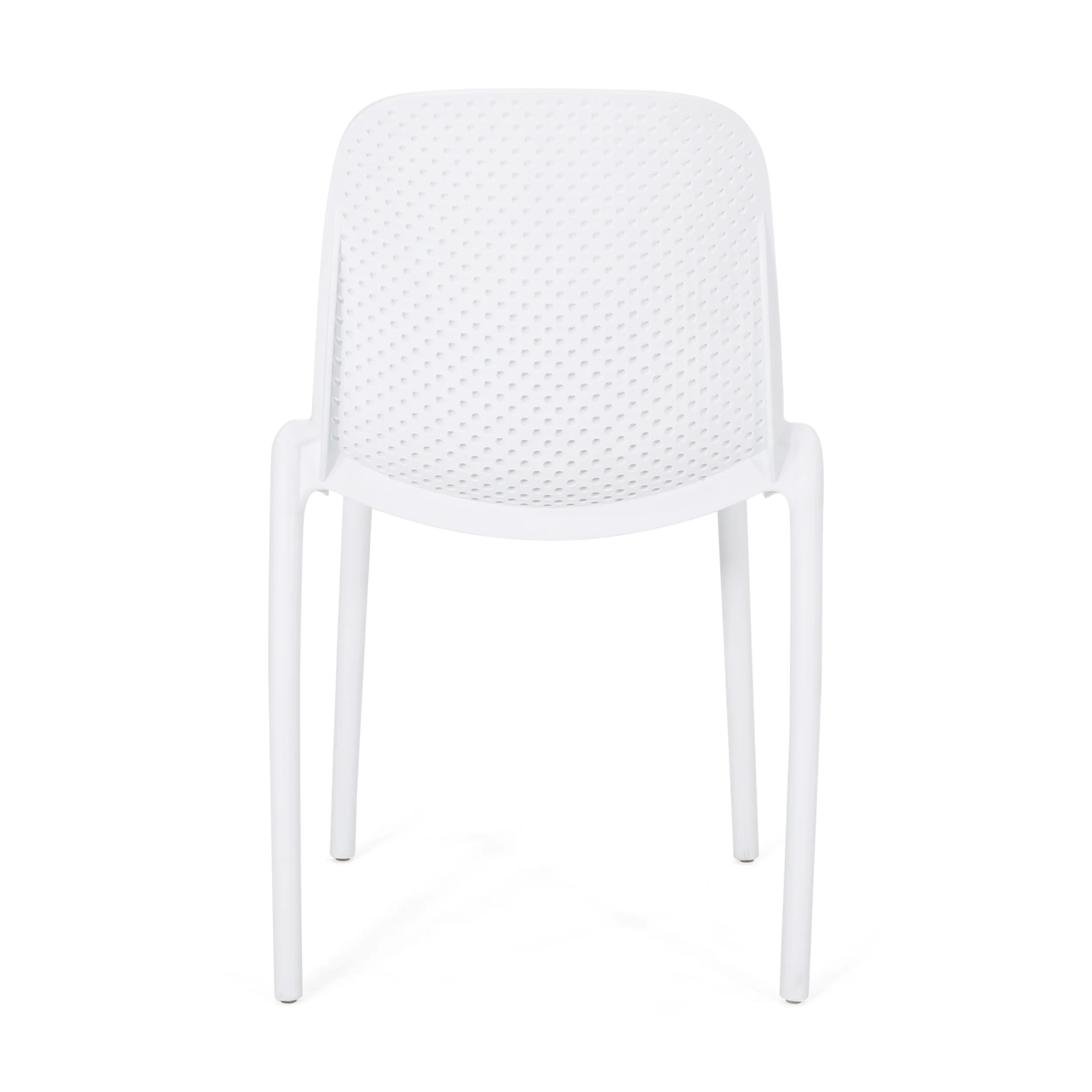 Edenton Outdoor Modern Stacking Dining Chair (Set of 4) - furnishings