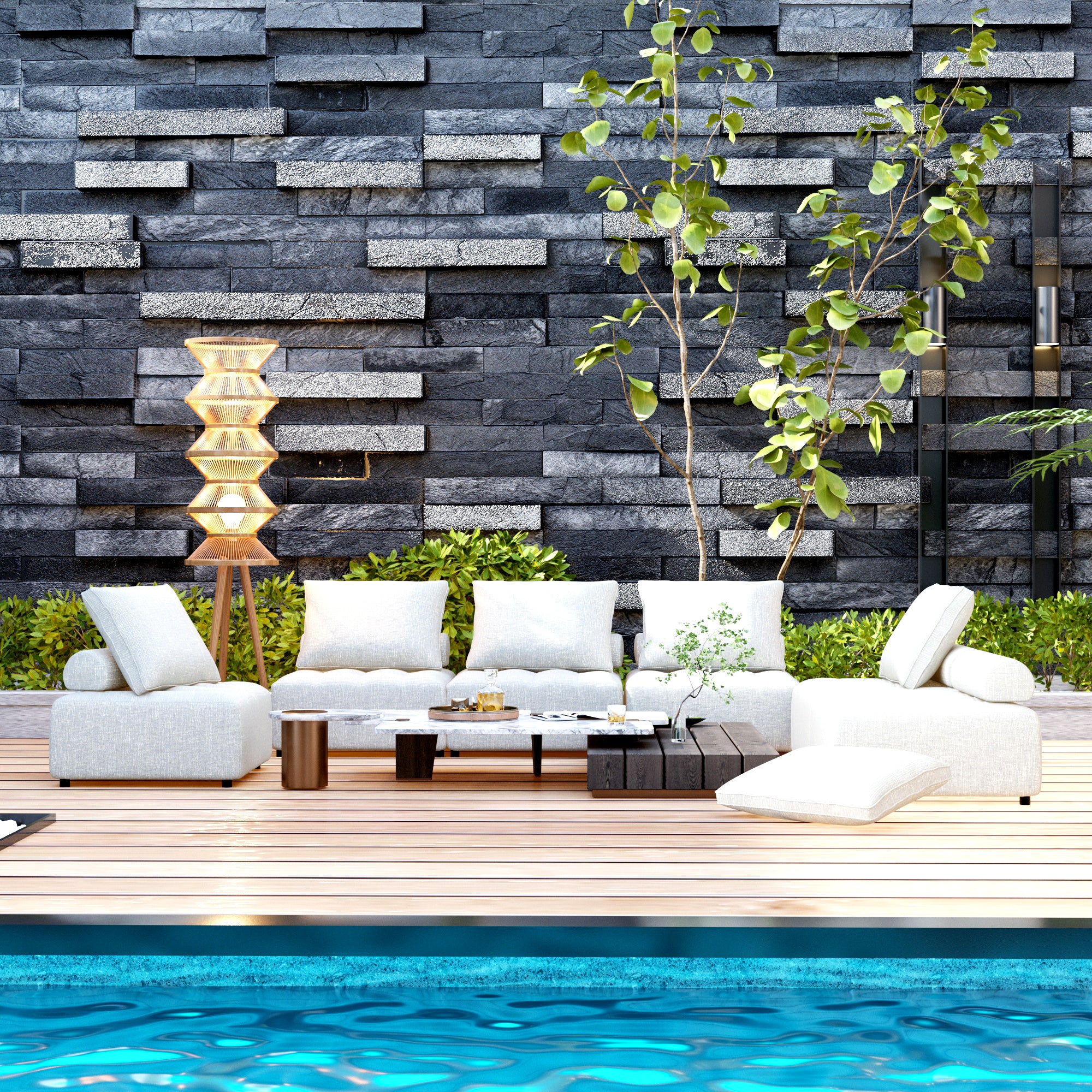 Premium Outdoor Modular Sofa with Aluminum Frame, Removable Cushions & Waterproof Cover - furnishings