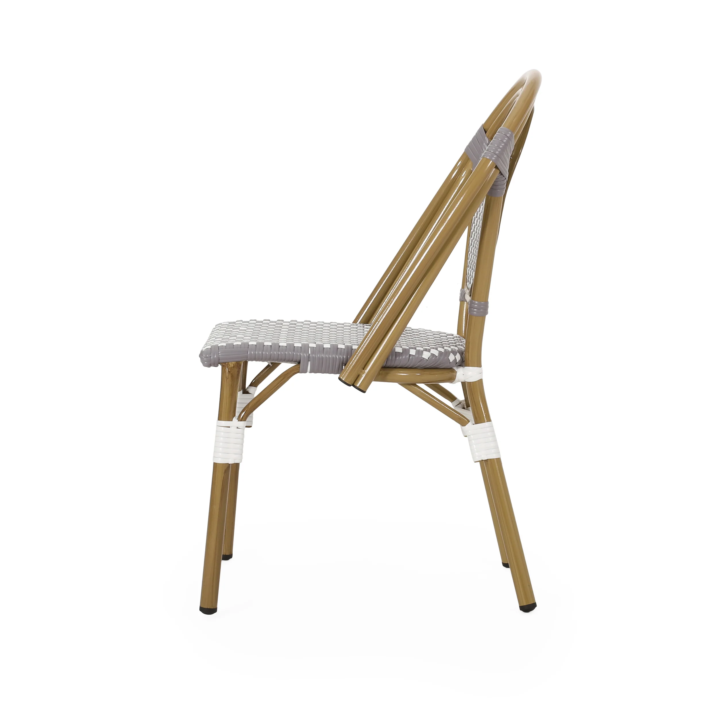 Kazaria Outdoor French Bistro Chairs (Set of 4) - furnishings