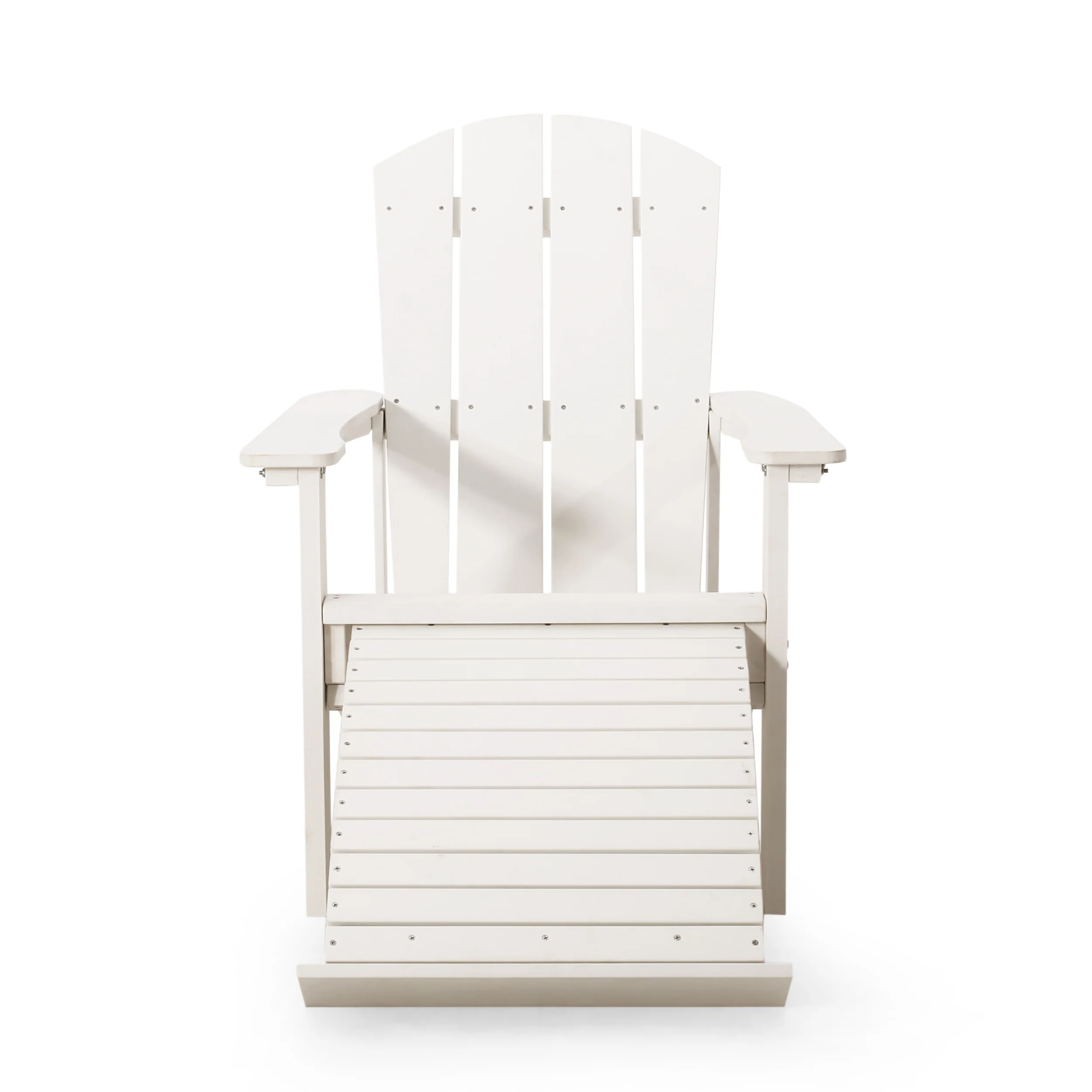 Matriel Outdoor Adirondack Chair with Retractable Ottoman (Set of 2) - furnishings