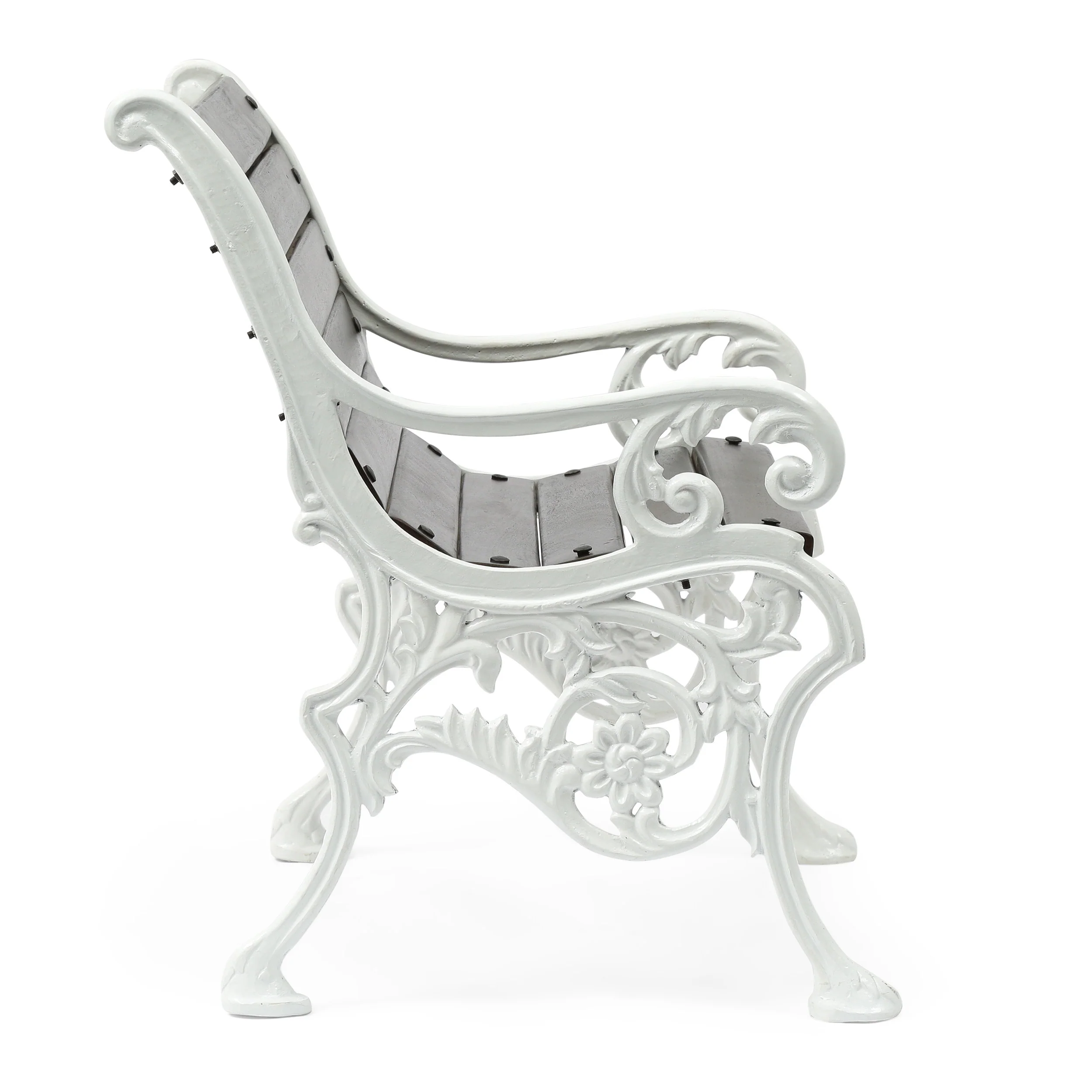 Judith Outdoor Handcrafted Mango Wood Chair, Set of 2, Rustic Brown and White - furnishings