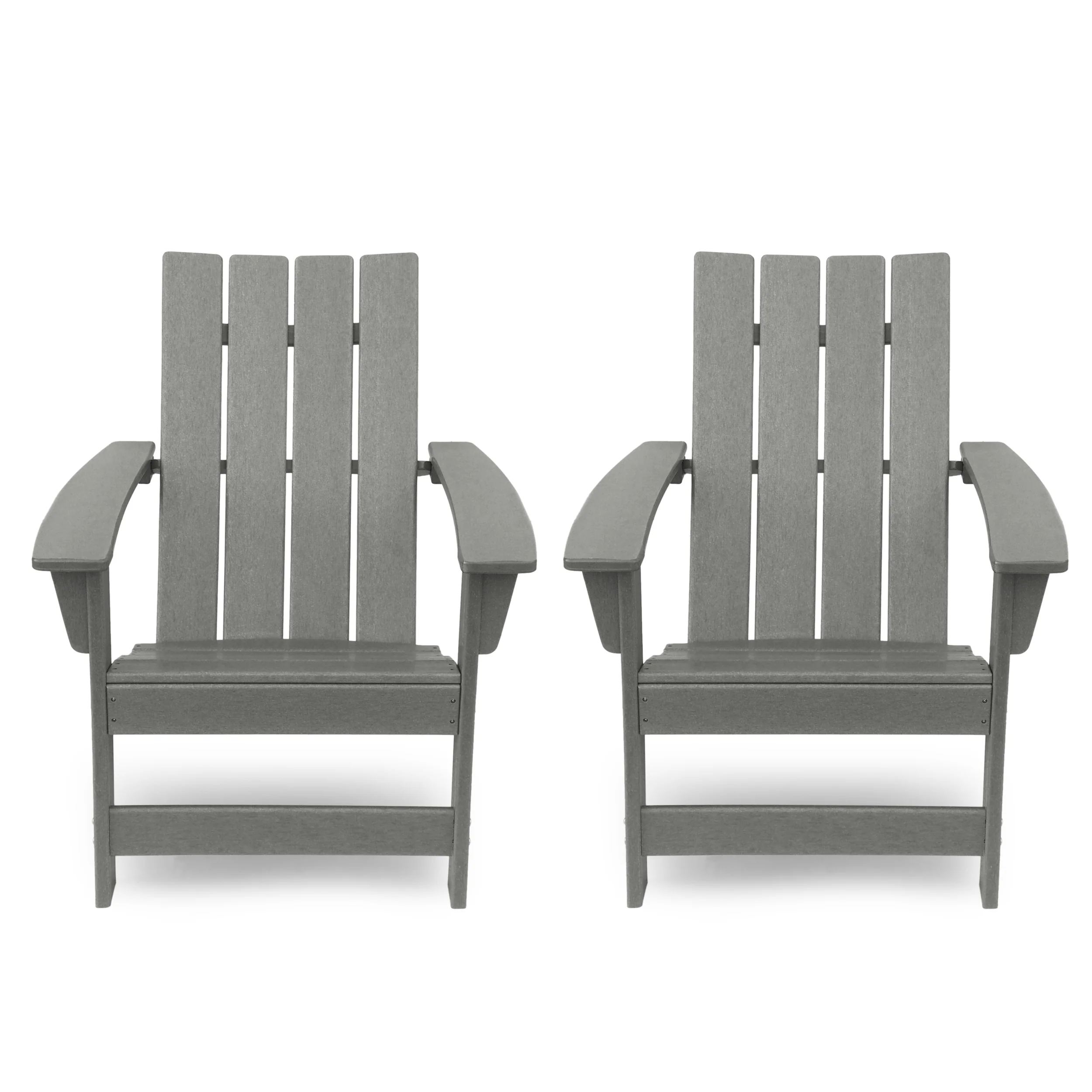 Panagiota Outdoor Contemporary Adirondack Chair (Set of 2) - furnishings