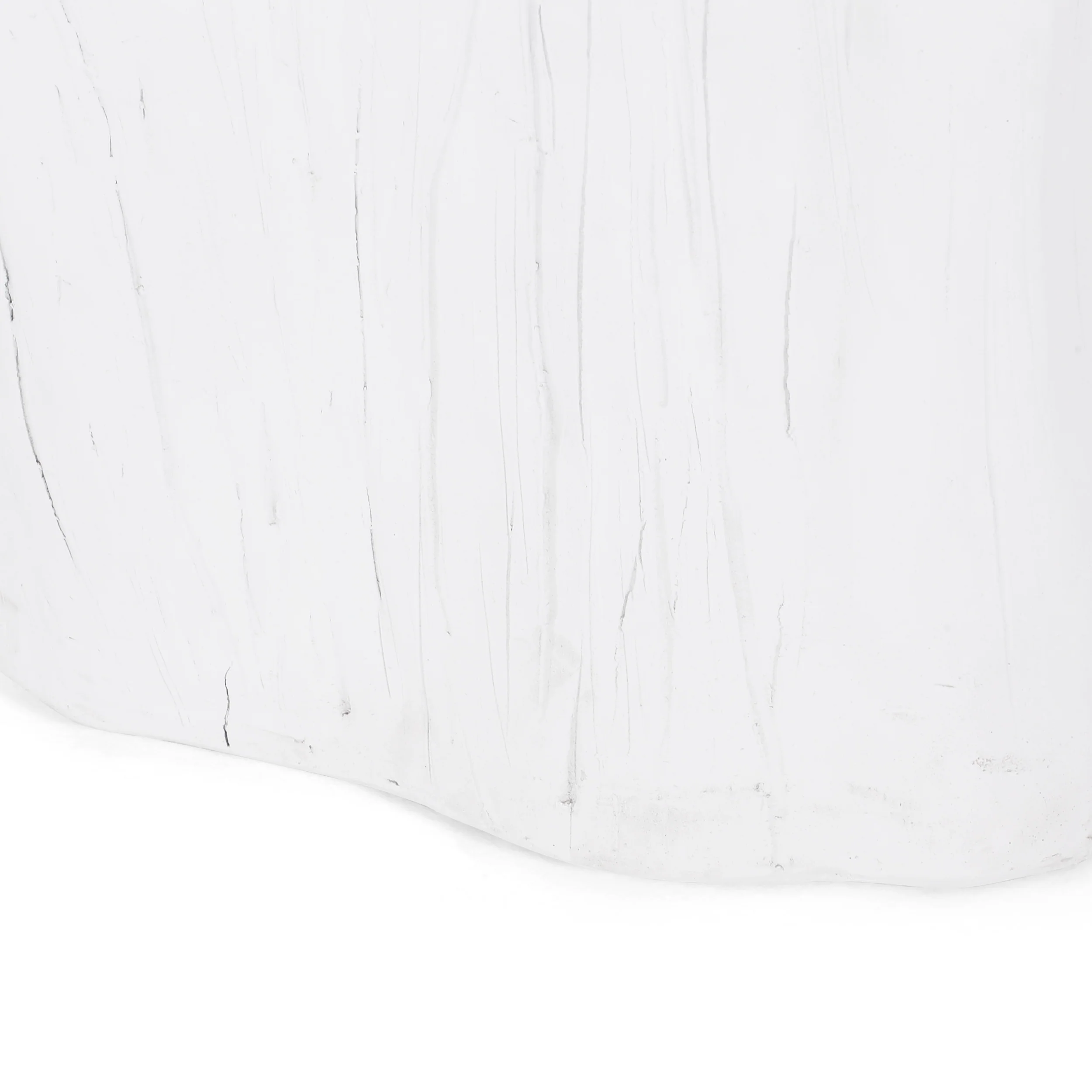 Boniare Outdoor Lightweight Concrete Side Table, Antique White - furnishings