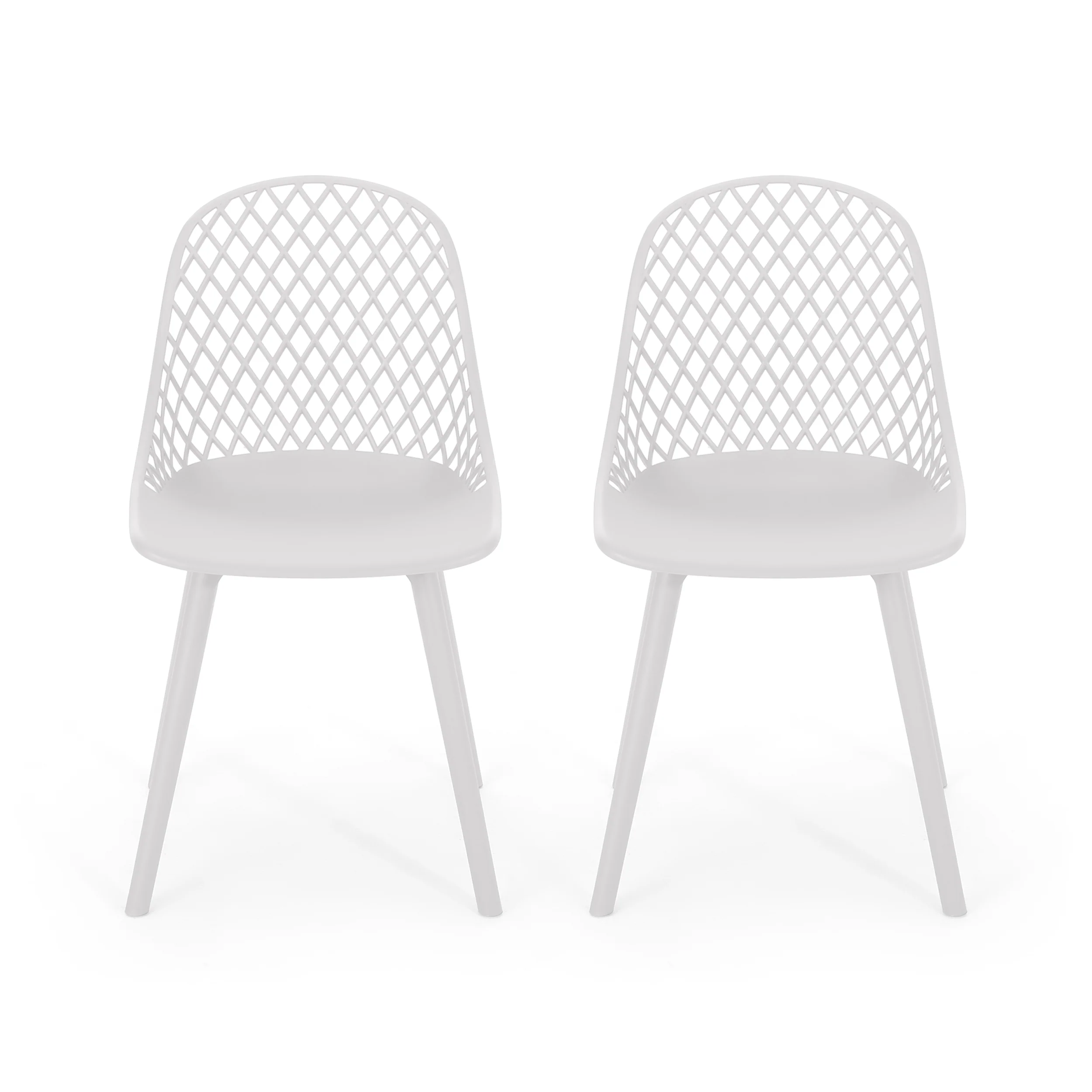 Lucy Outdoor Modern Dining Chair (Set of 2) - furnishings