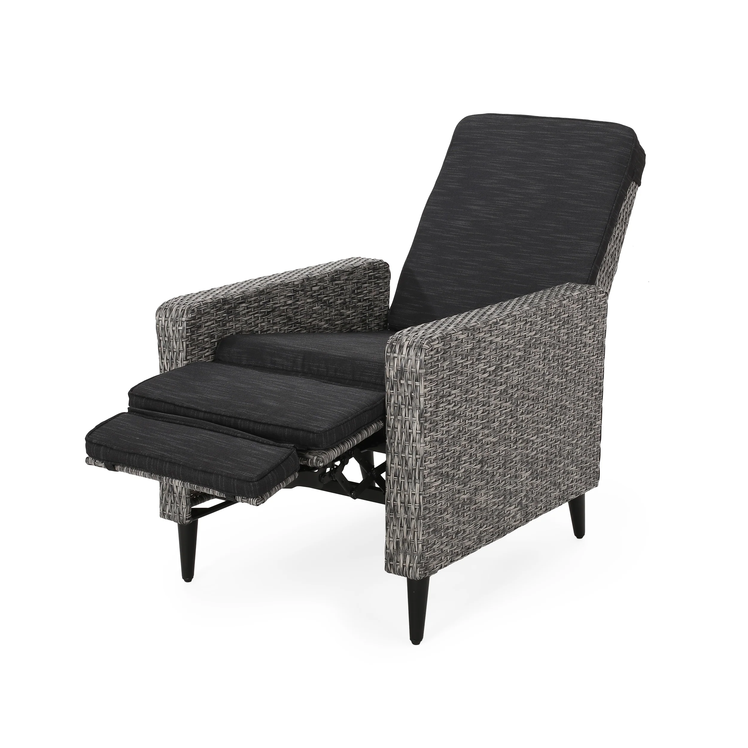 Fircrest Outdoor Wicker Recliner - furnishings