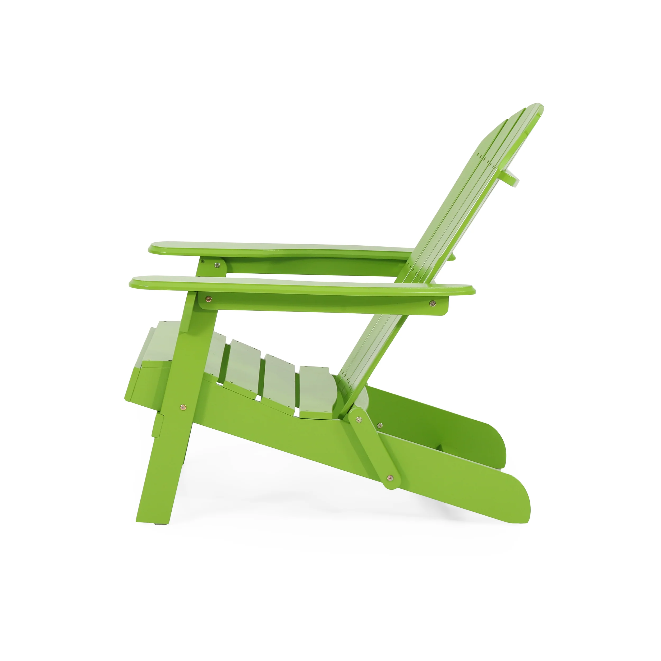 Cartagena Outdoor Rustic Acacia Wood Folding Adirondack Chair, Set of 4 - furnishings