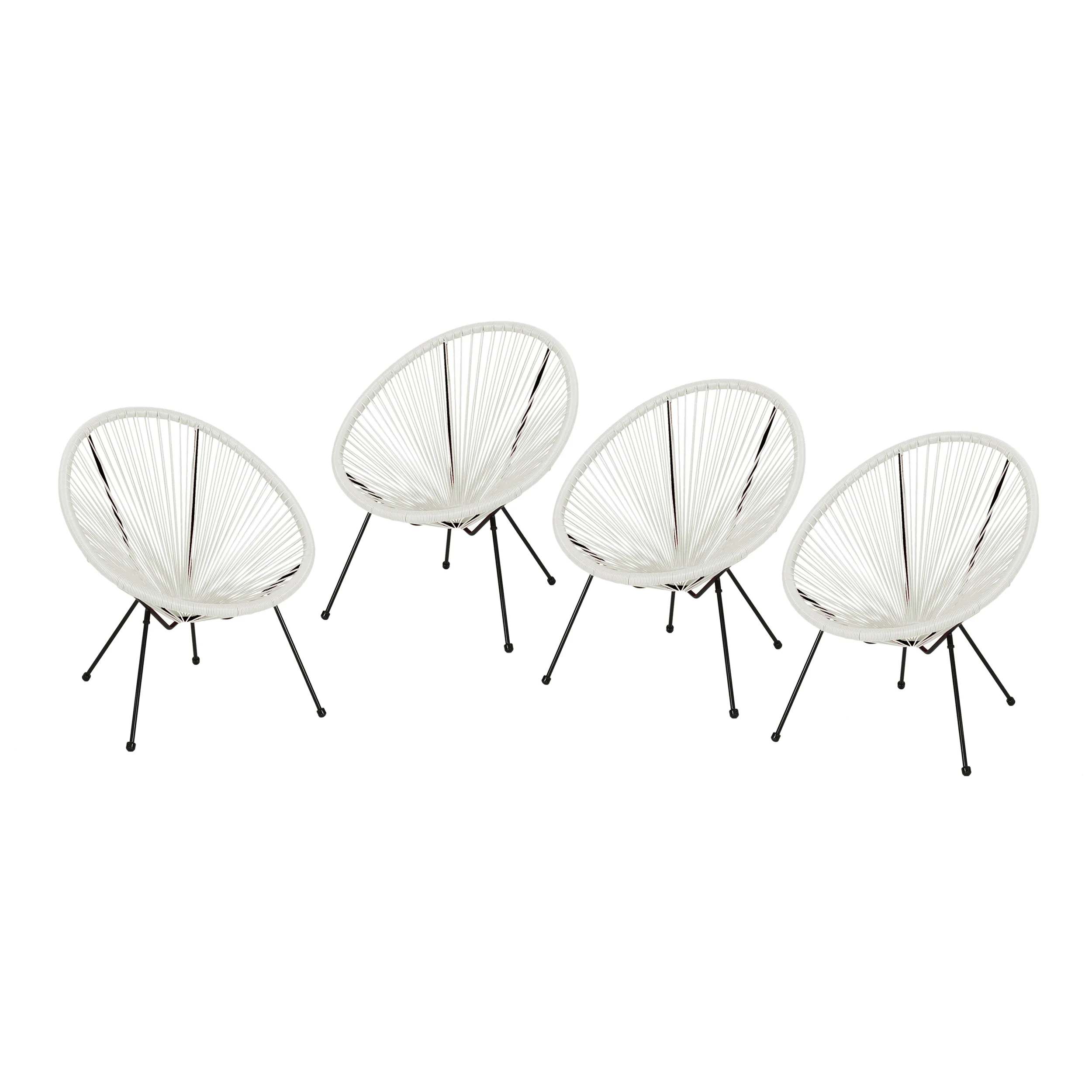 Major Outdoor Mexican String Weave Chair (Set of 4) - furnishings