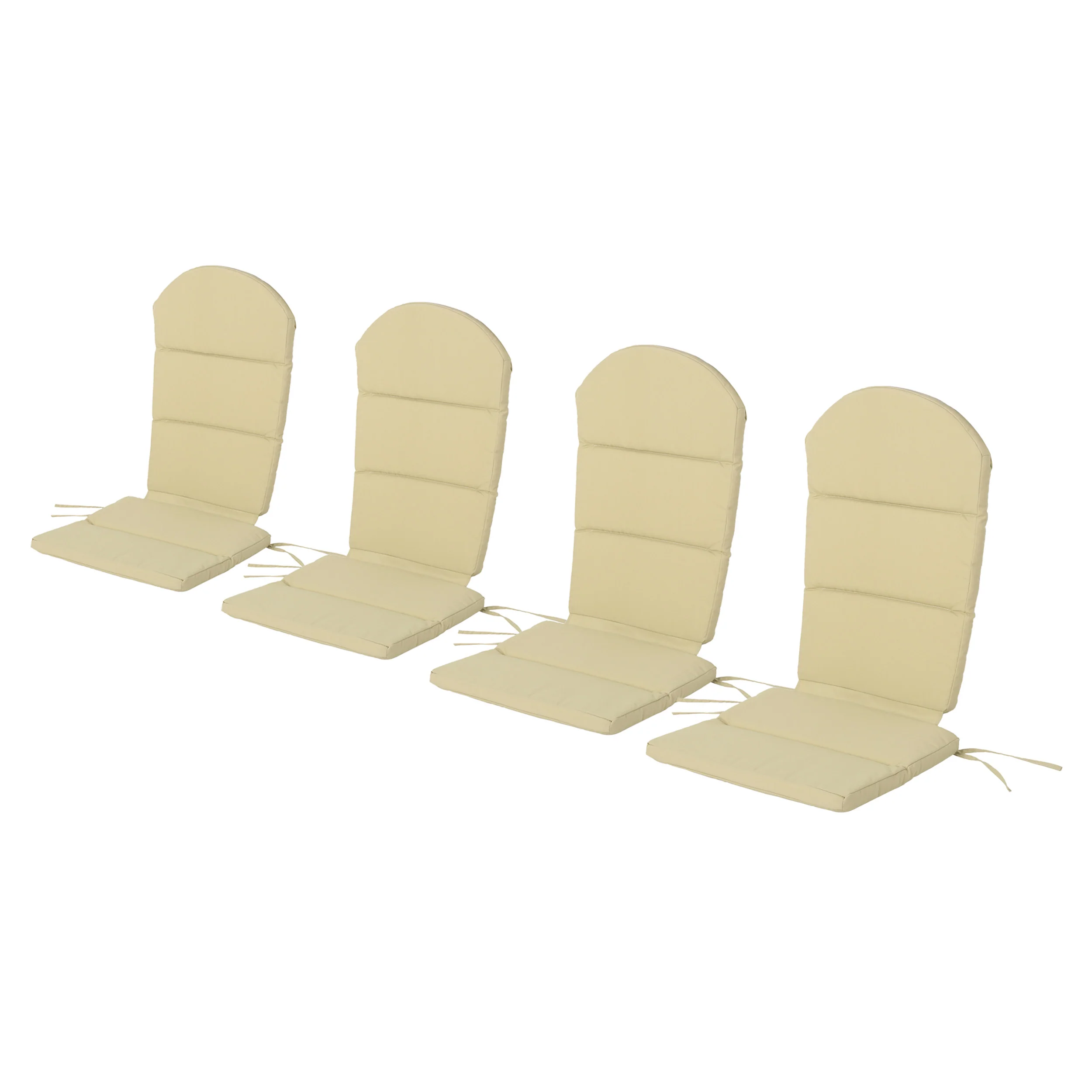 Terry Outdoor Water-Resistant Adirondack Chair Cushions - furnishings