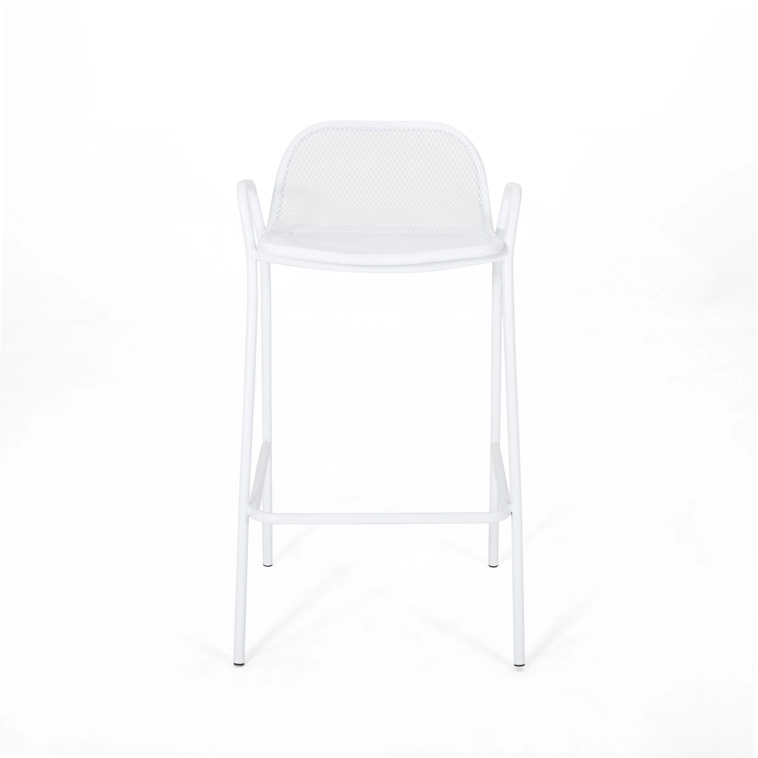 Linda Modern Iron Barstool (Set of 4) - furnishings