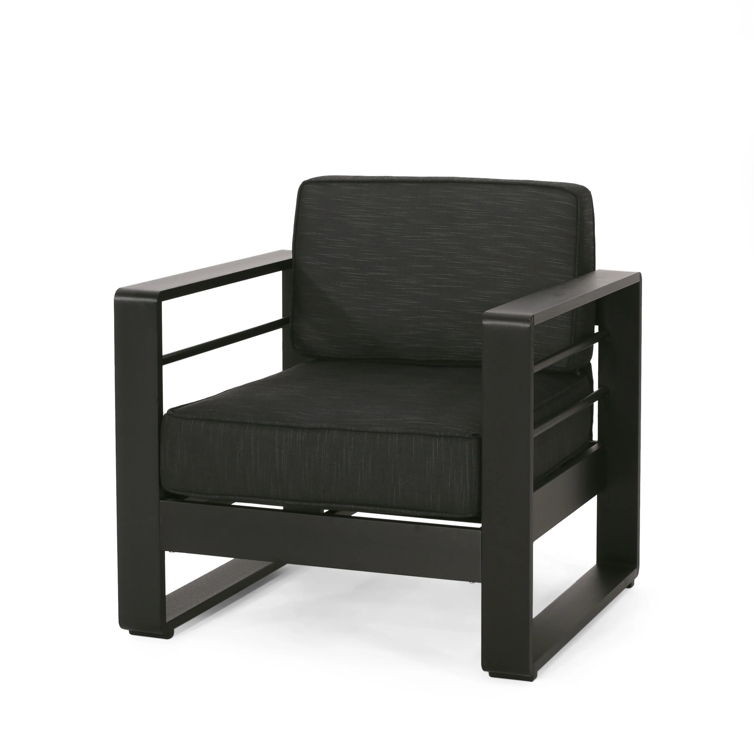 Gadd Outdoor Aluminum Club Chair with Cushions - furnishings