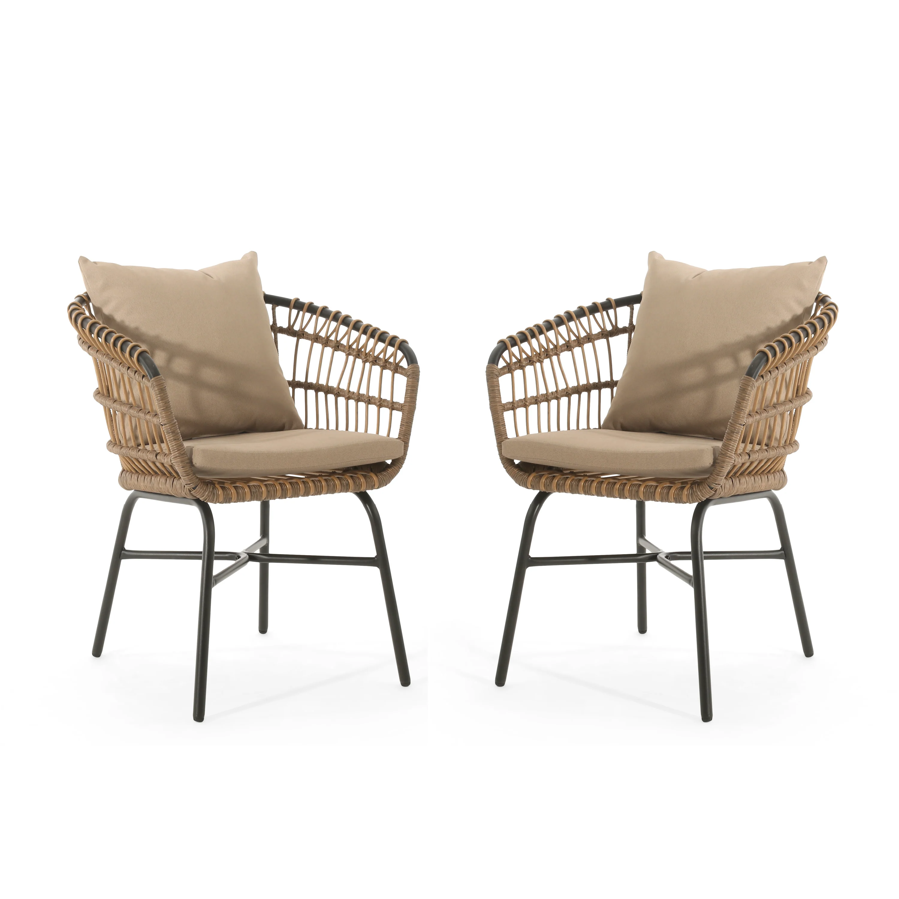 Luci Modern Outdoor Patio Dining Chairs - furnishings