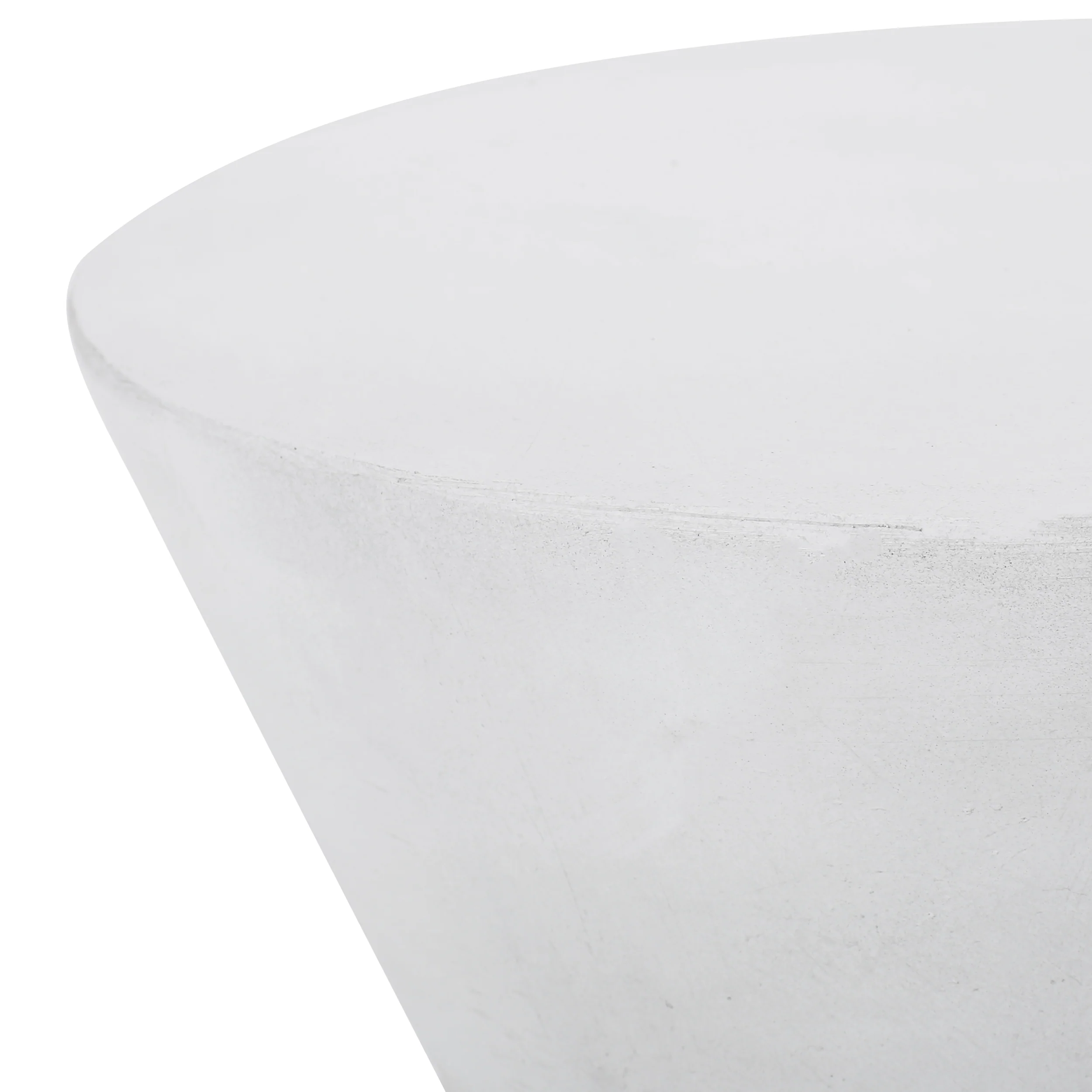 Cambio Outdoor Lightweight Concrete Side Table, Antique White - furnishings