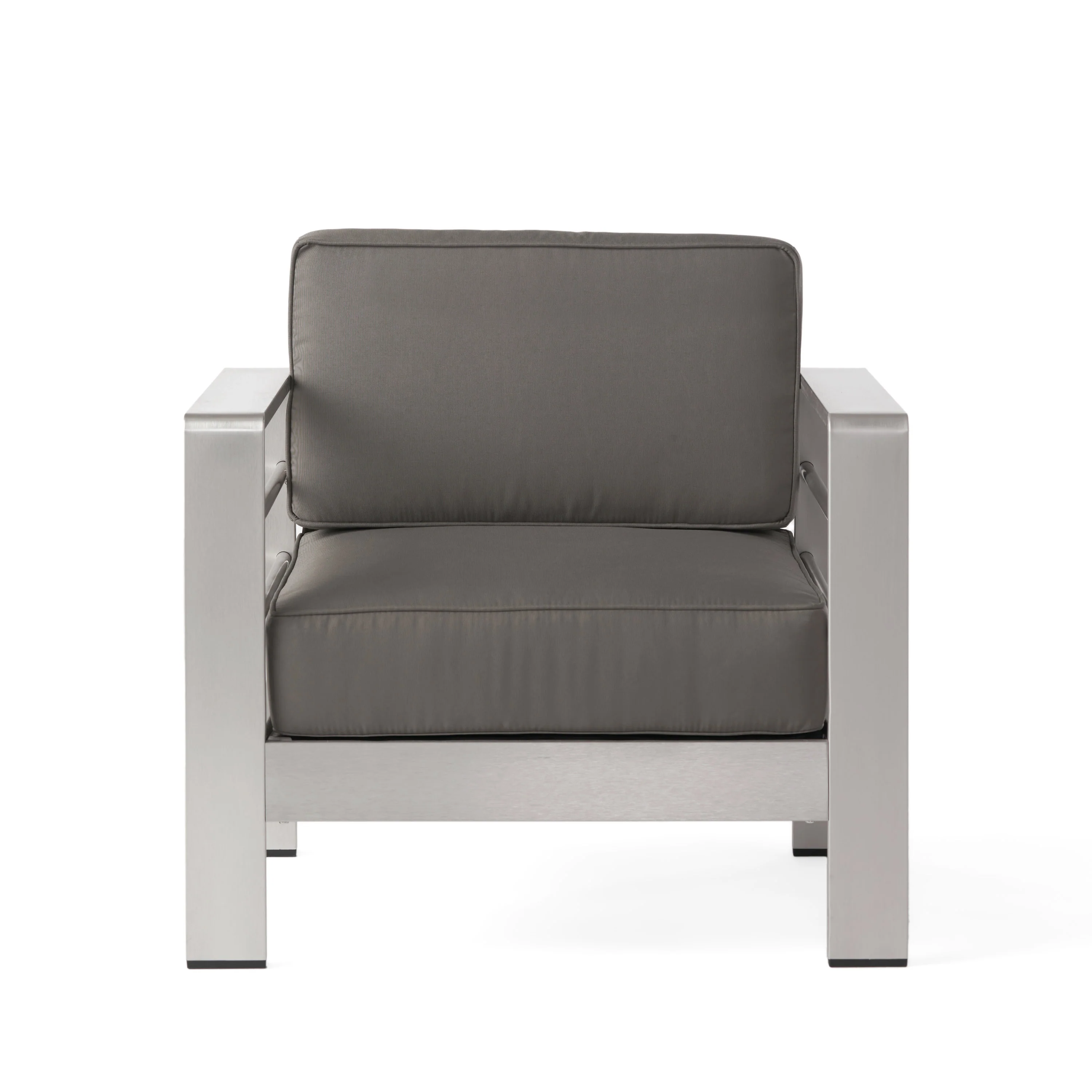 Crested Bay Outdoor 5 Piece Chat Set with Cushions and Fire Pit - furnishings