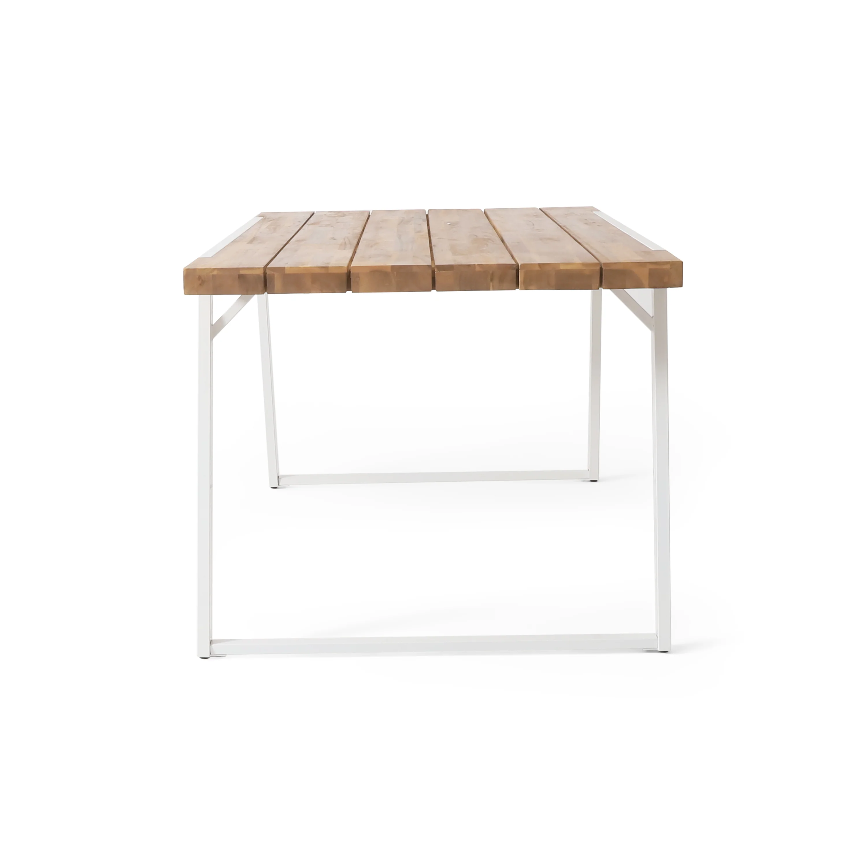 Gebo Outdoor Modern Acacia Wood Dining Table - furnishings