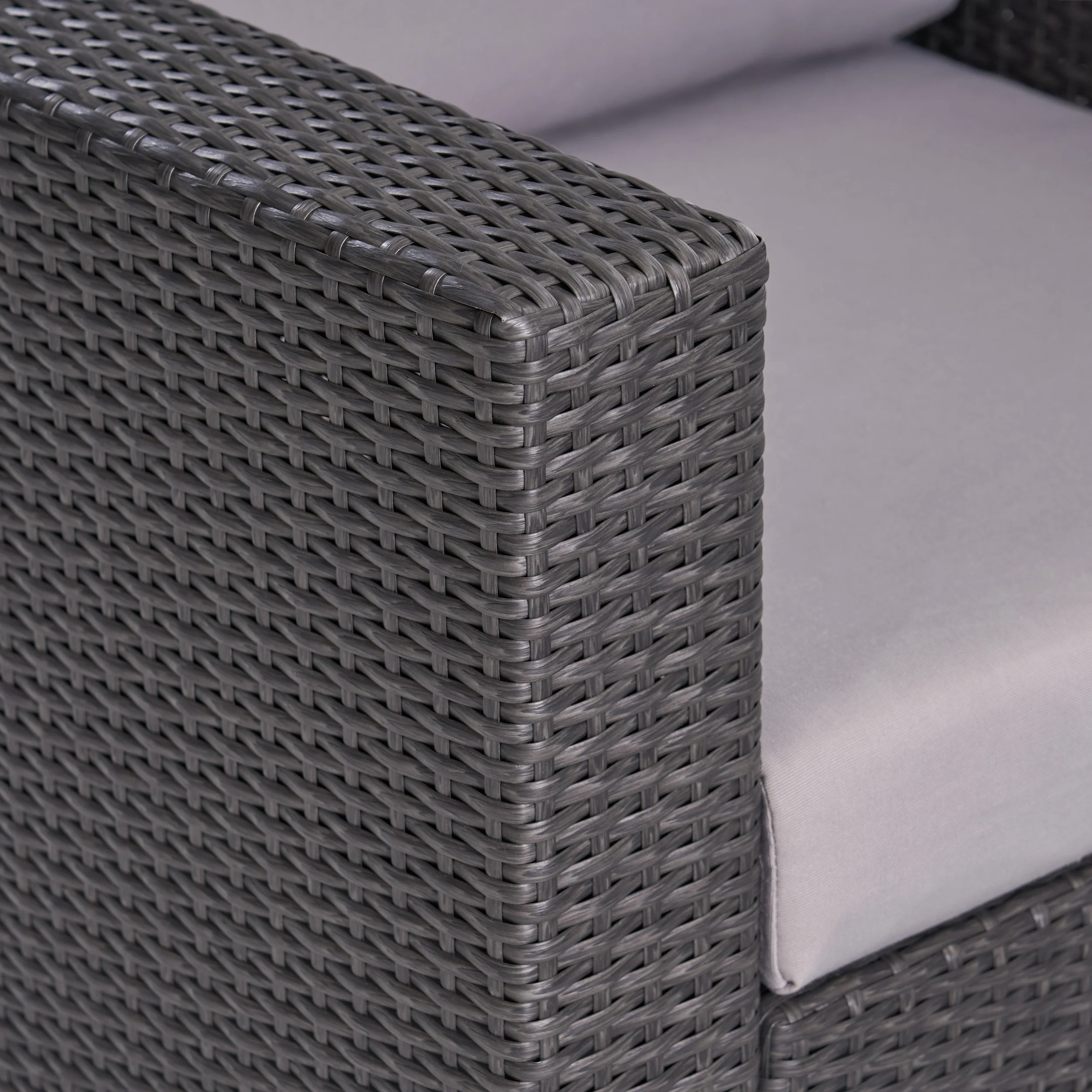 Avianna Outdoor Wicker Club Chair with Cushions - furnishings