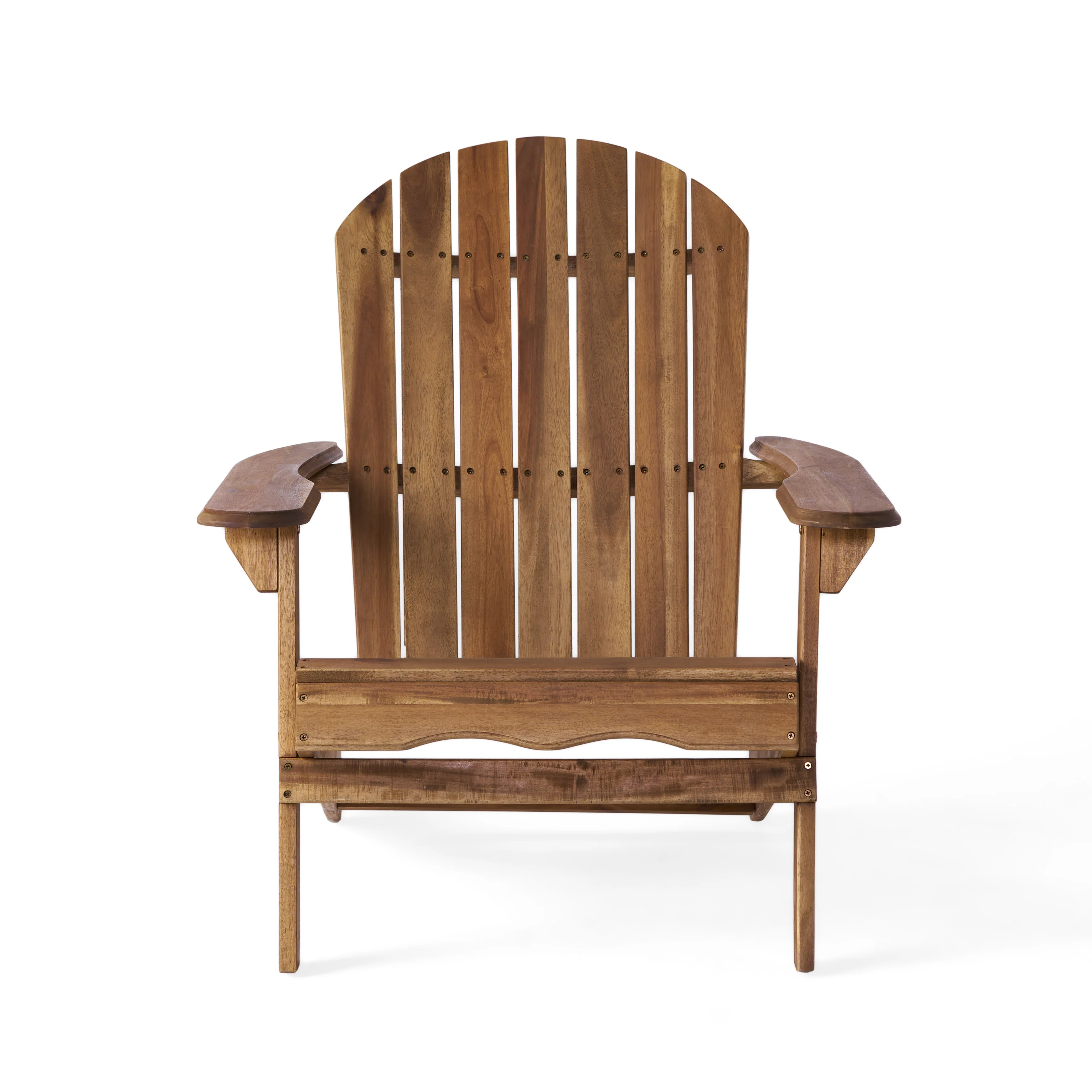 Milan Outdoor Acacia Wood Folding Adirondack Chair - furnishings
