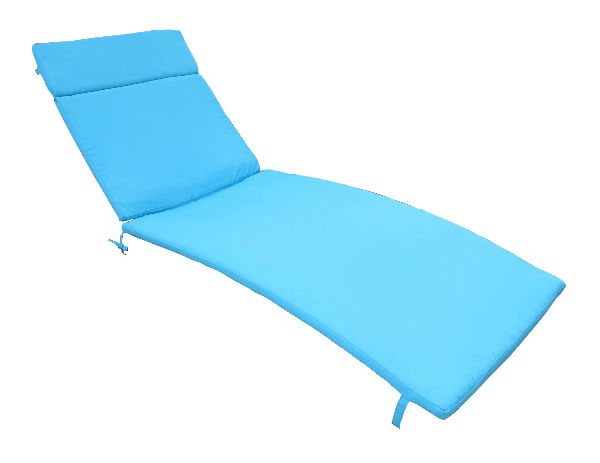 Soleil Outdoor Wicker Chaise Lounges w/ Water Resistant Cushions (Set of 2) - furnishings