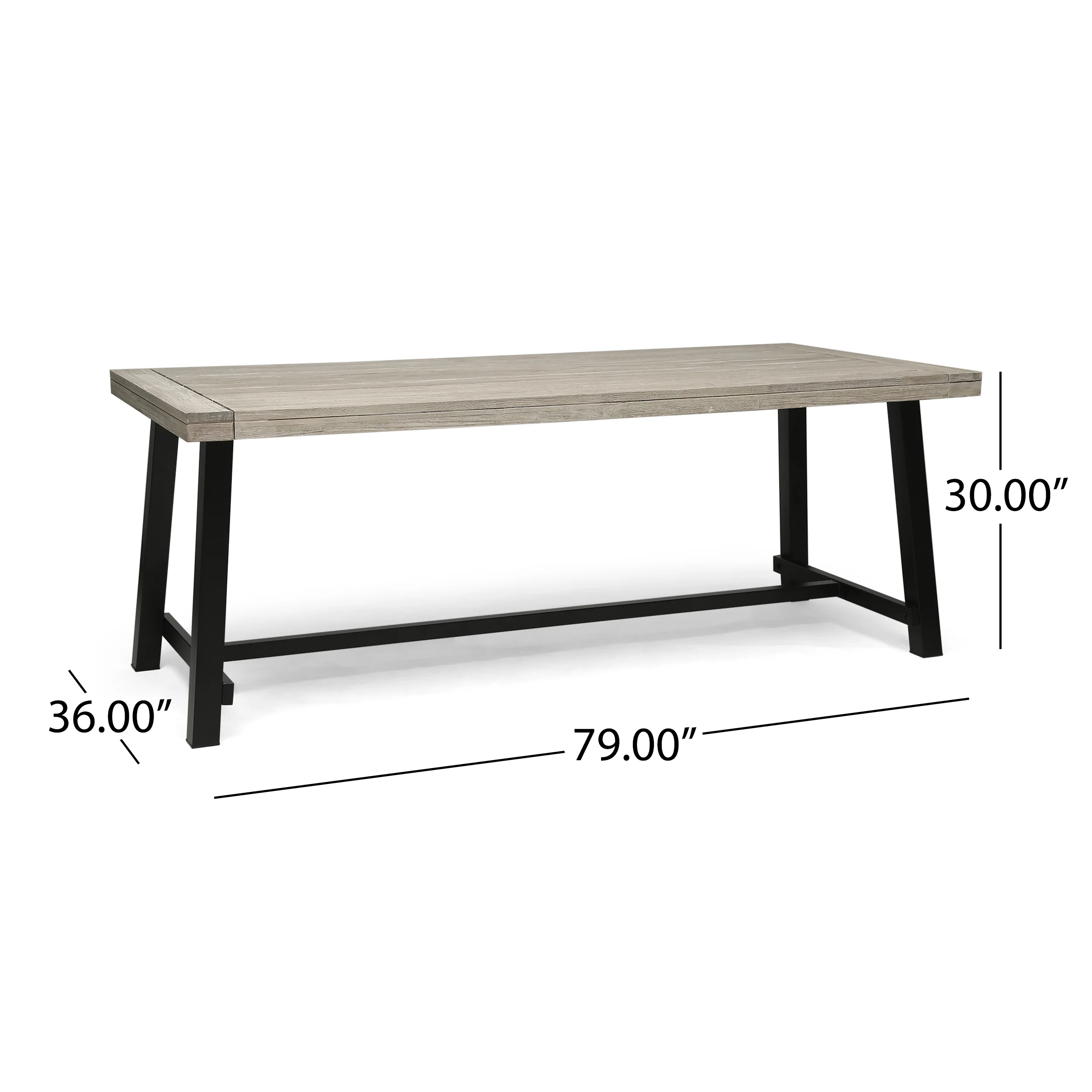Bowman Outdoor Eight Seater Dining Table - furnishings