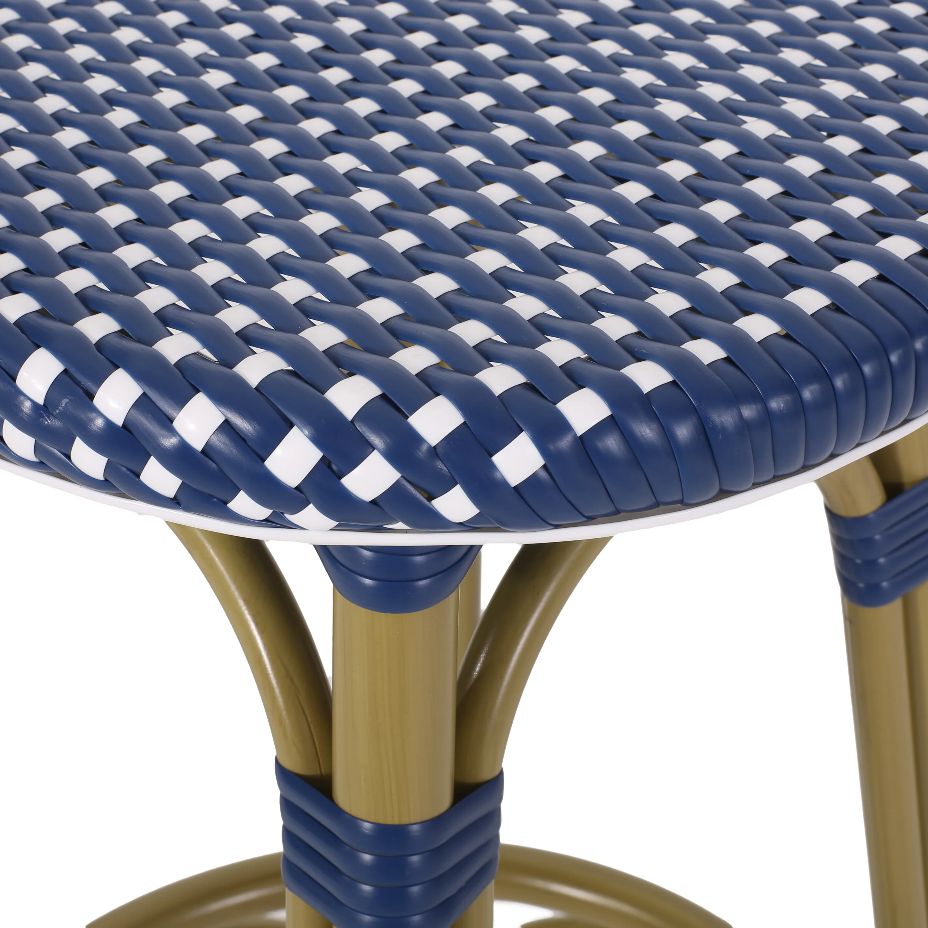 Dohney Outdoor French Aluminum 29.5 Inch Barstools, Set of 2 - furnishings