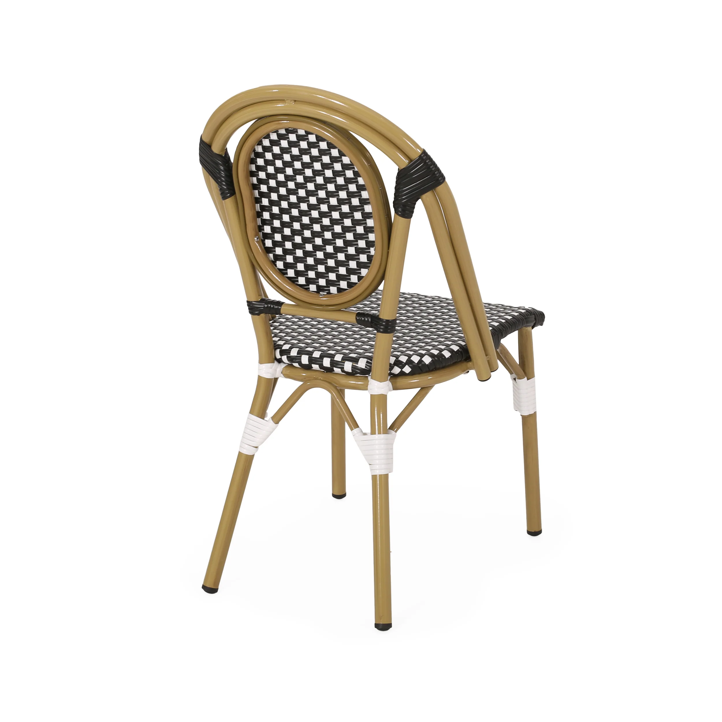 Kazaria Outdoor French Bistro Chairs (Set of 4) - furnishings