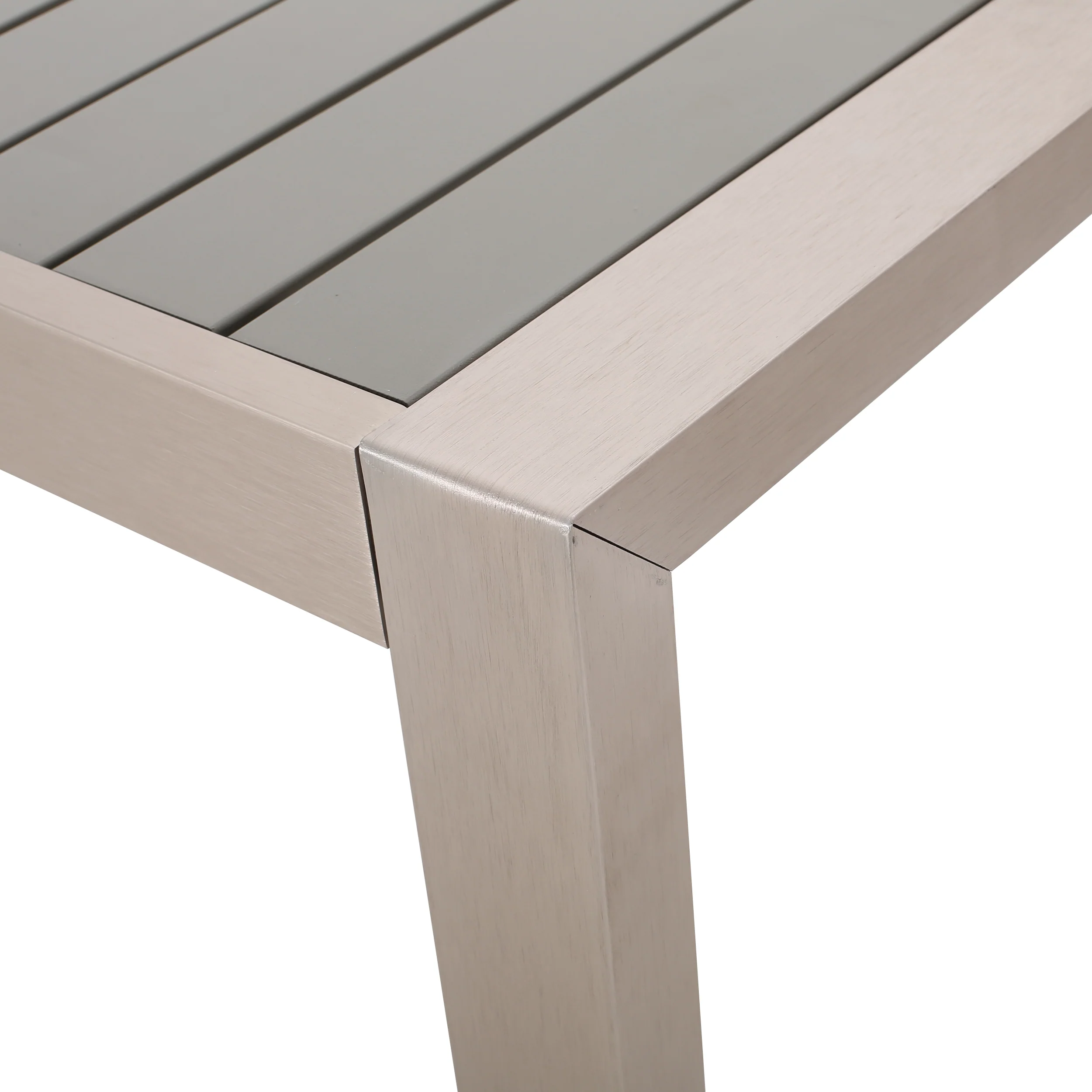 Nealie Outdoor Aluminum Dining Table - furnishings