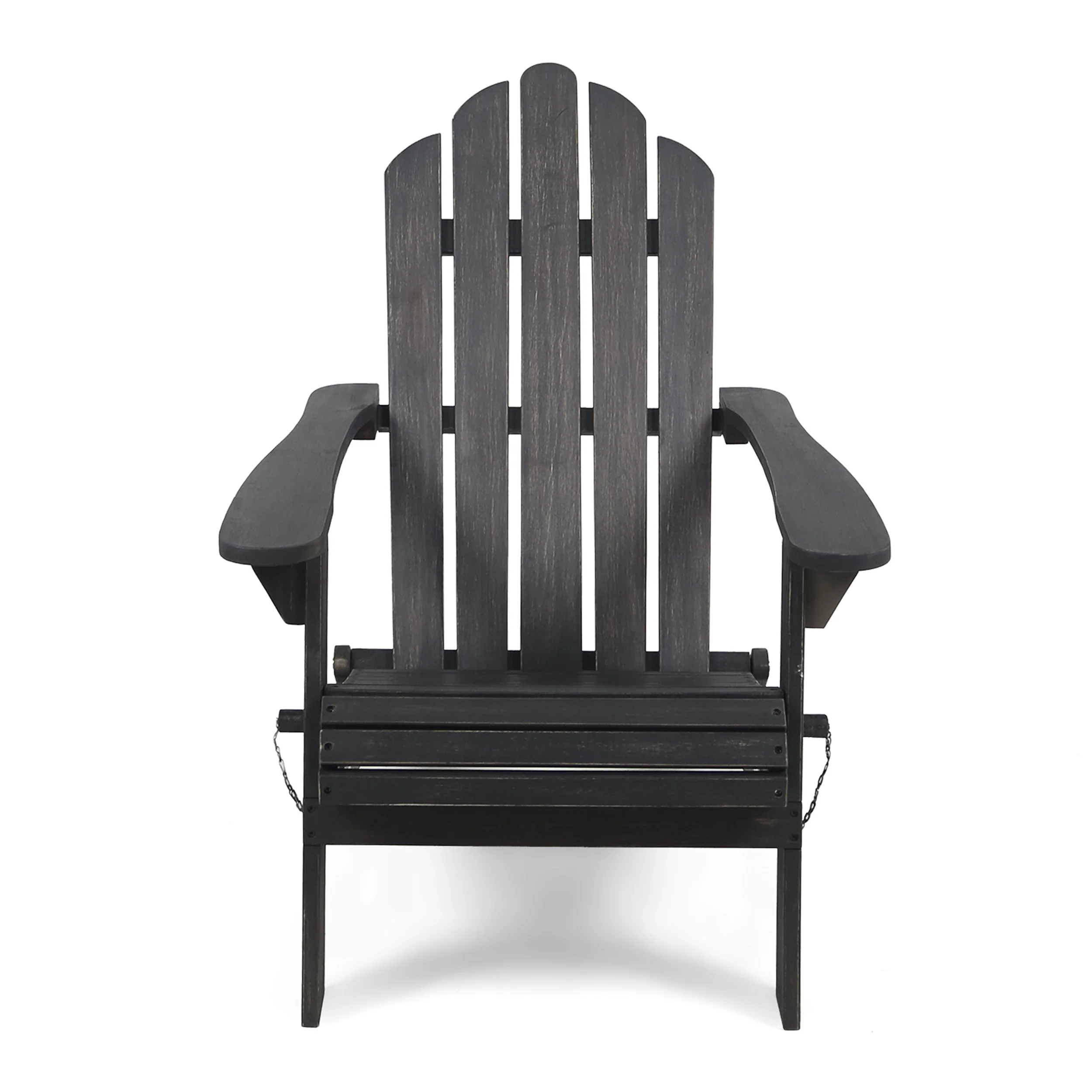 Cara Outdoor Acacia Wood Folding Adirondack Chair - furnishings