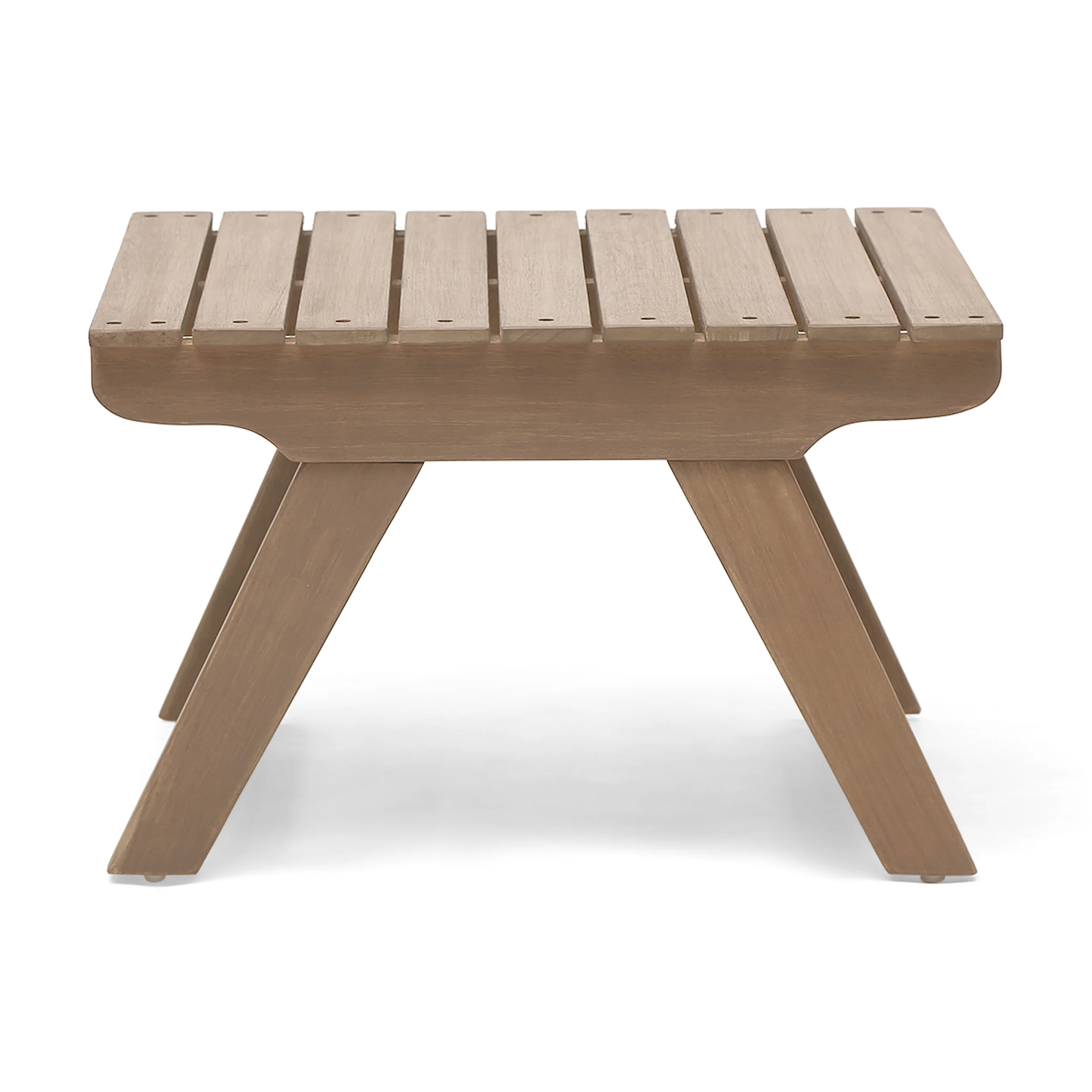 Magnolia Outdoor Acacia Wood 2 Seater Chat Set with Side Table - furnishings