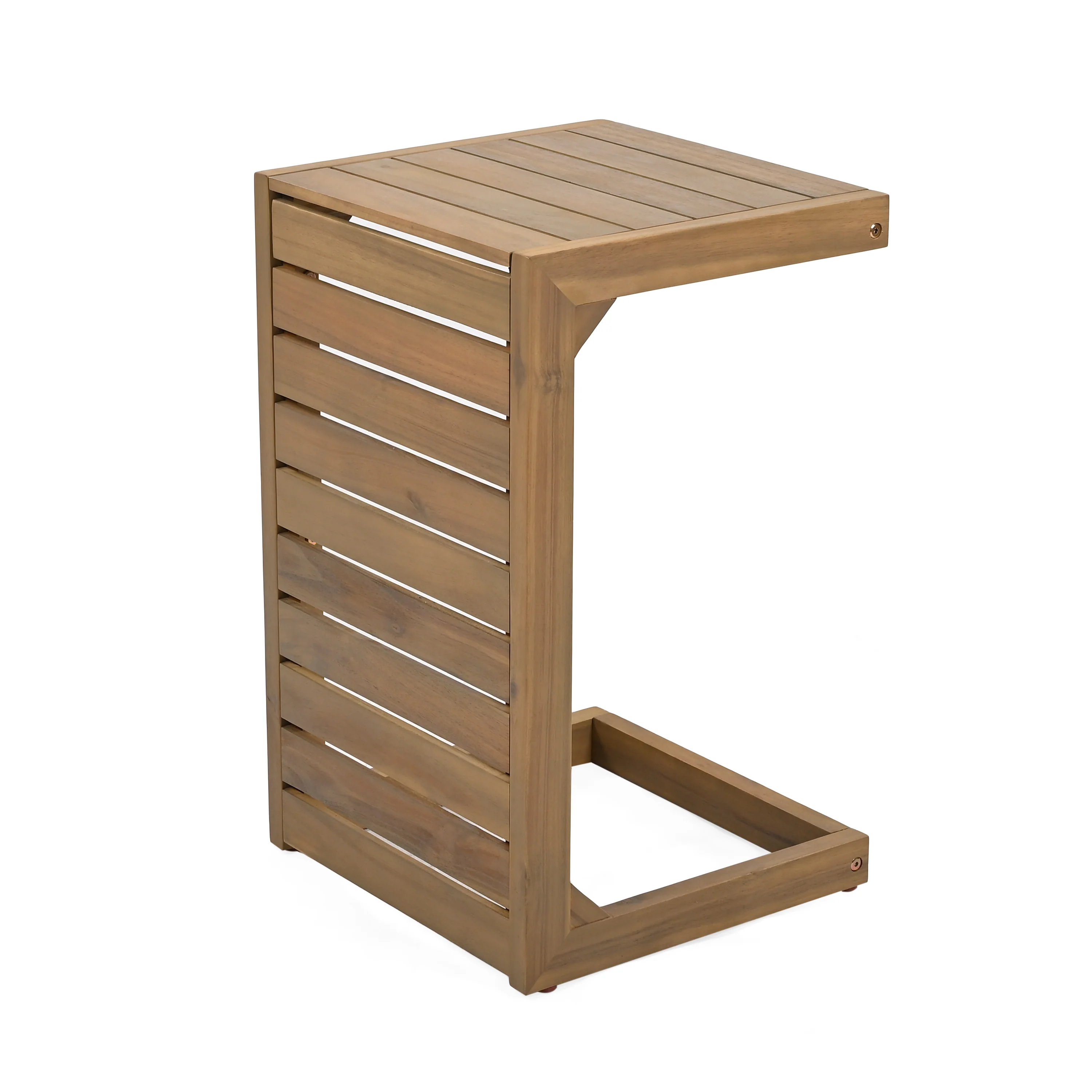 Elow Modern C-Shaped End Table - furnishings