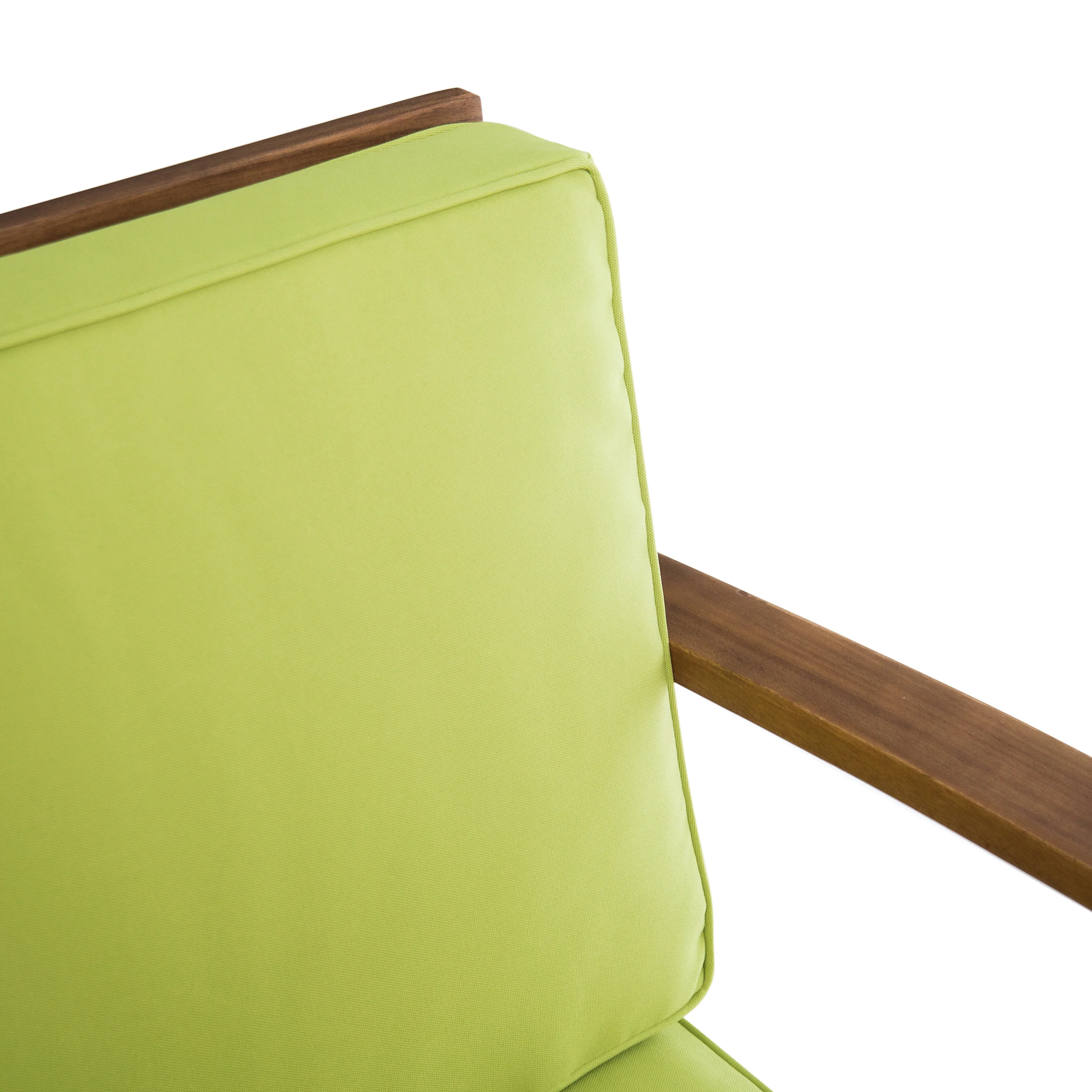 Abena Outdoor Acacia Wood Club Chair - furnishings