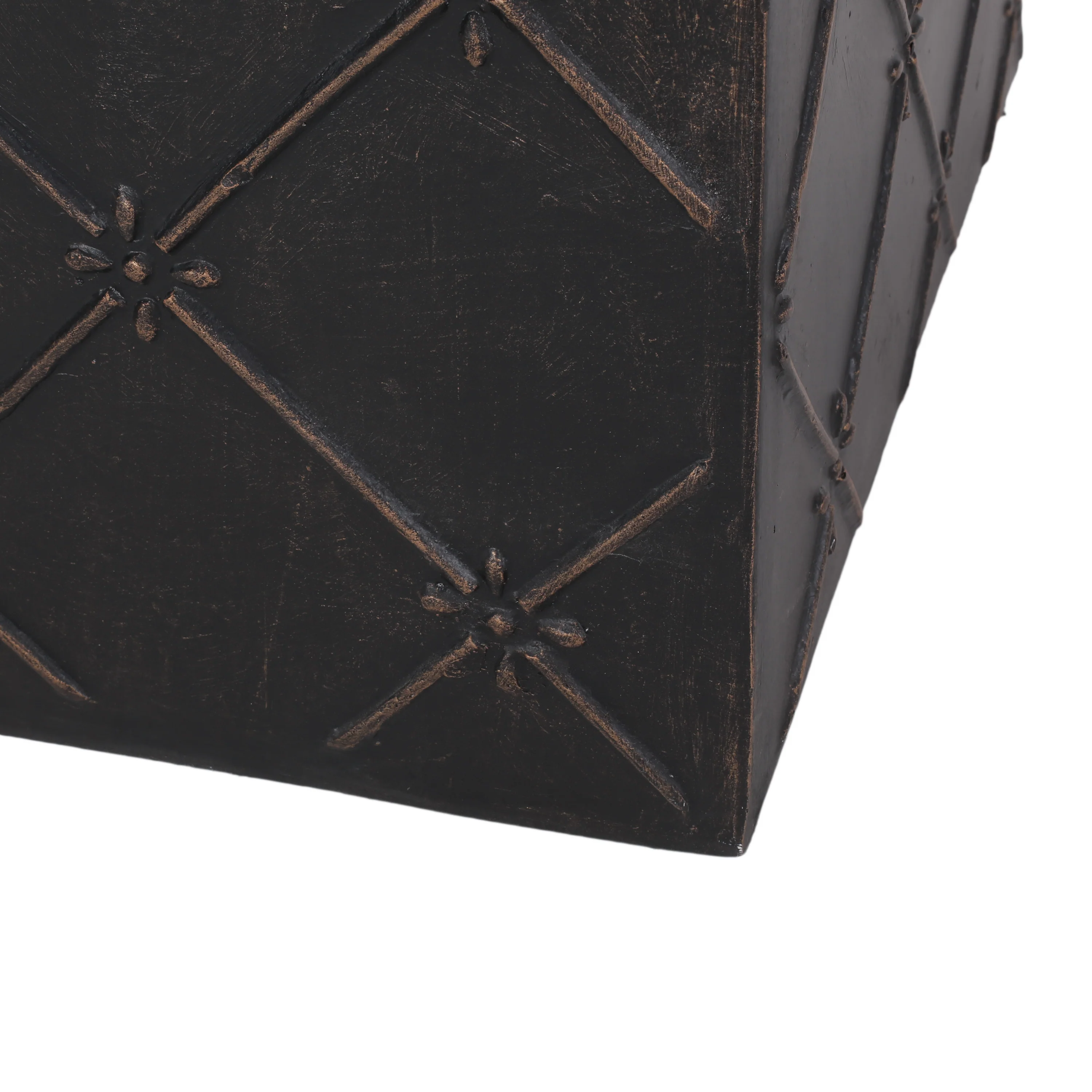 Baxton Outdoor Lightweight Concrete Side Table - furnishings
