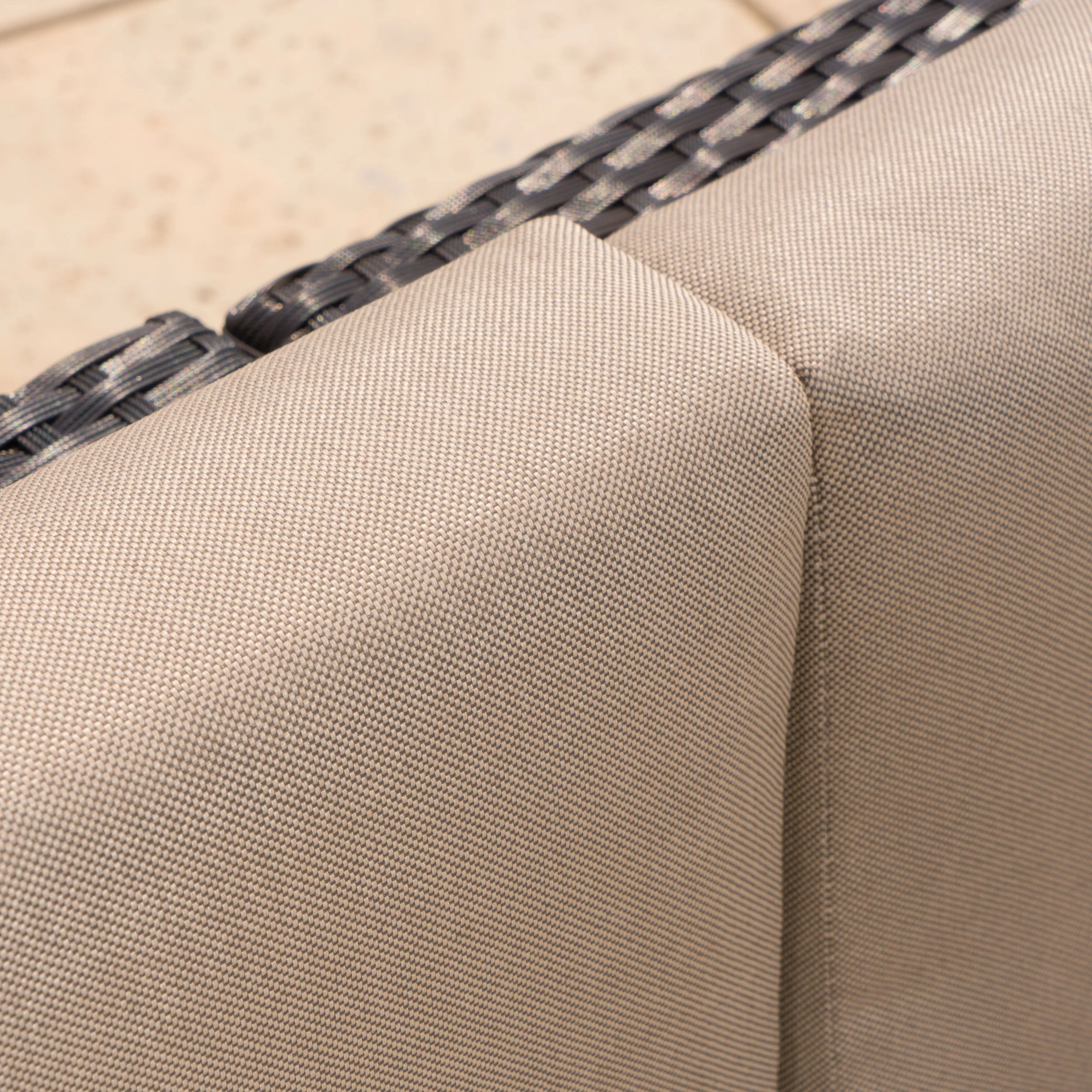 Valona Outdoor Wicker V Shaped Sectional Sofa Set - furnishings