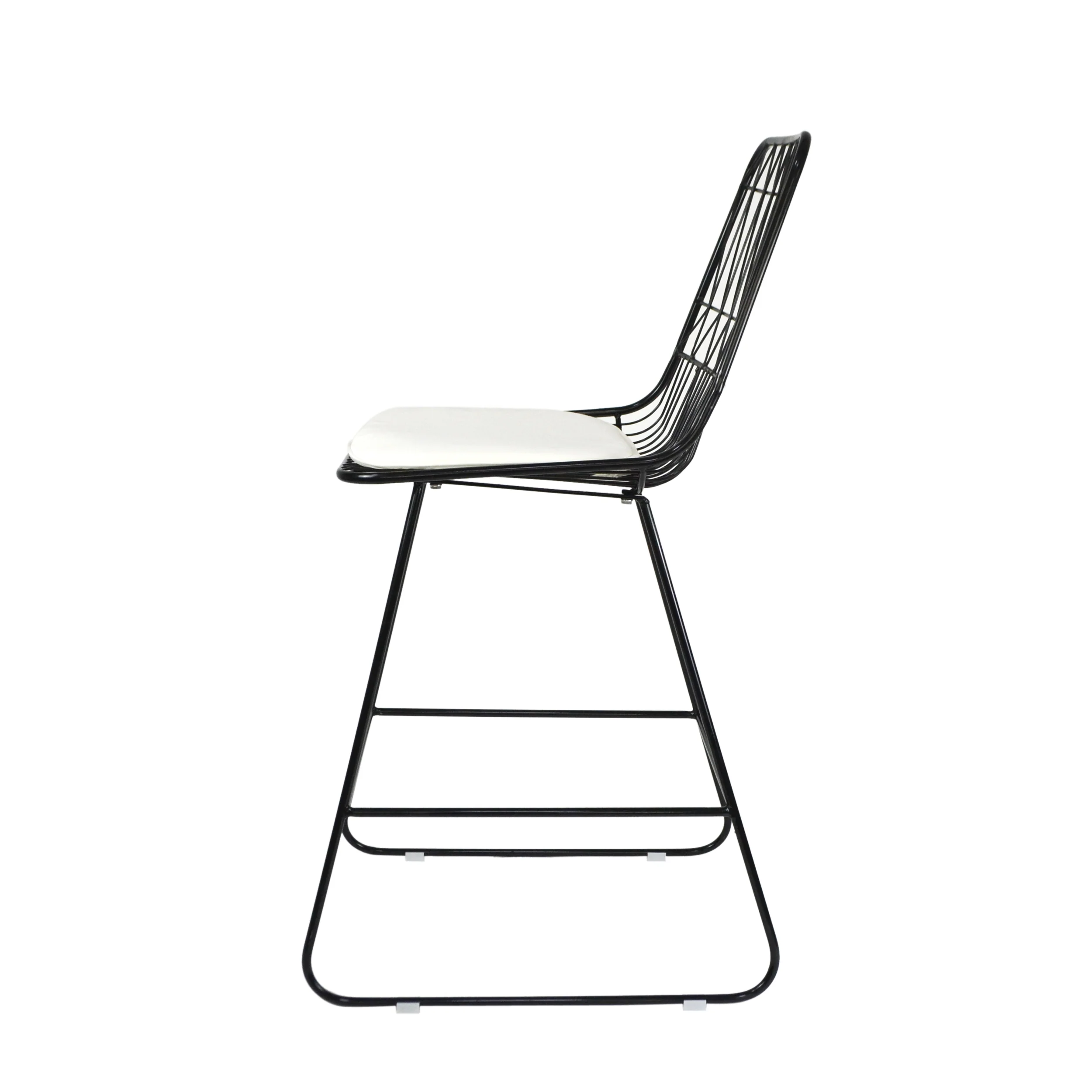 Hedy Outdoor Wire Counter Stools with Cushions (Set of 4) - furnishings