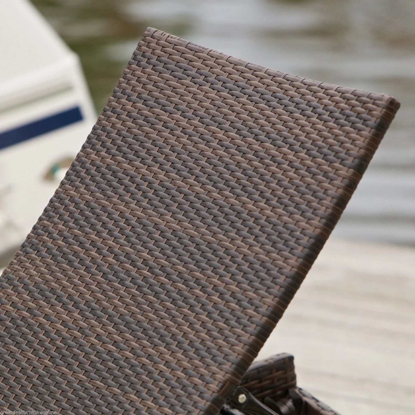 Lakeport Outdoor Adjustable Chaise Lounge Chairs (Set of 4) - furnishings