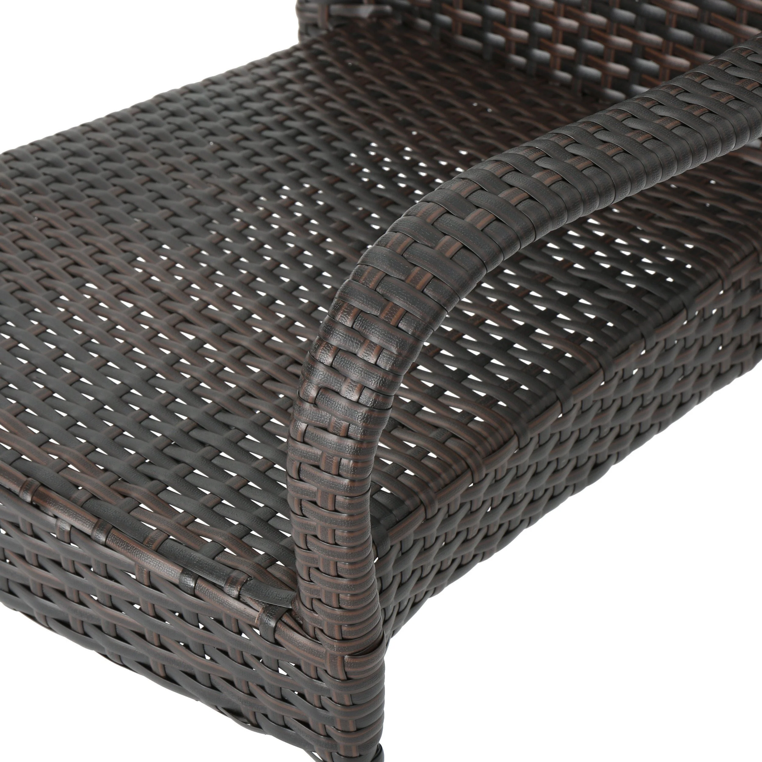 Orlando Outdoor 3 Piece Wicker Chat Set - furnishings