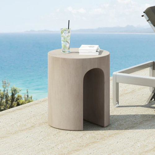 Thayer Modern U-Shape Side Table - furnishings