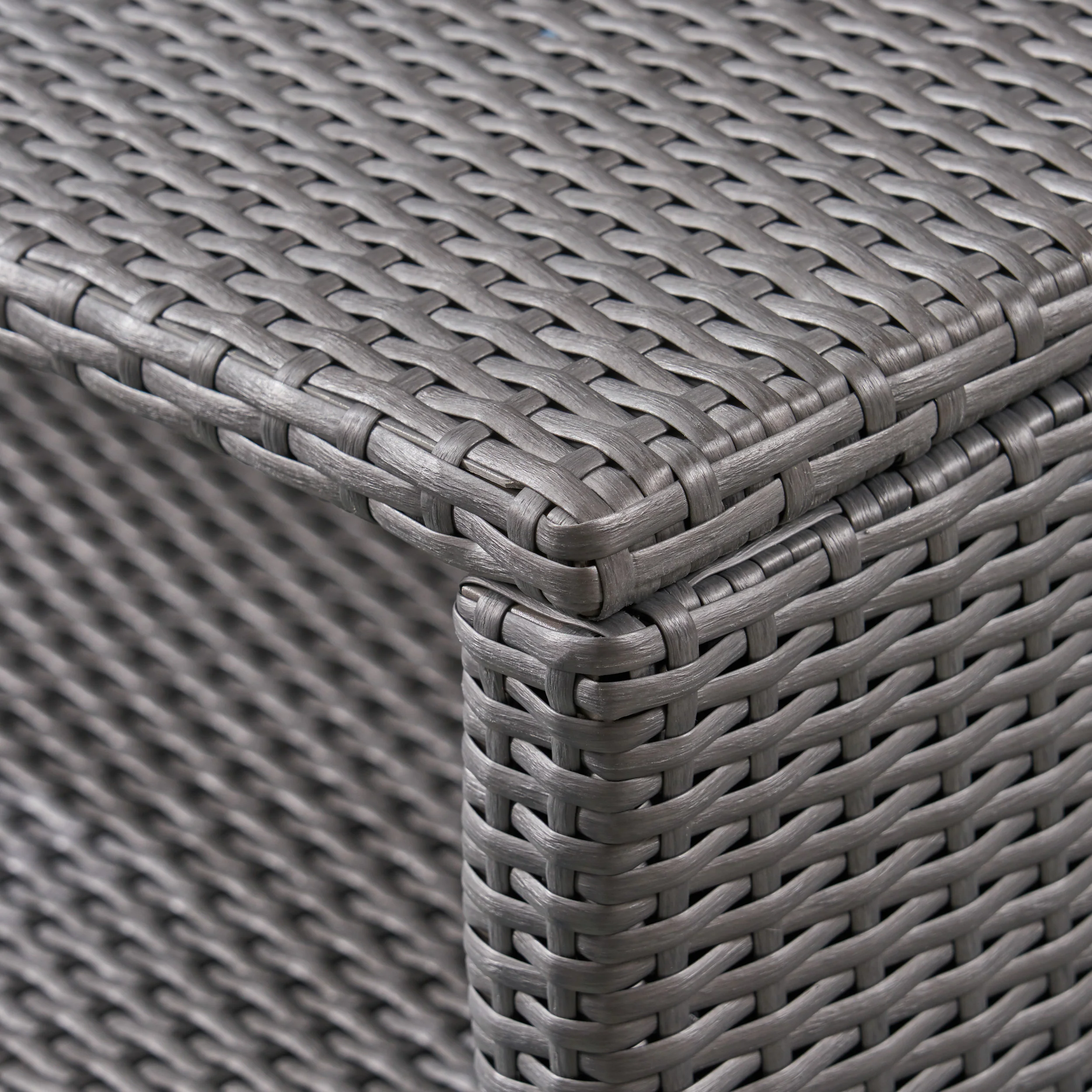 Justin Outdoor Wicker Coffee Table - furnishings