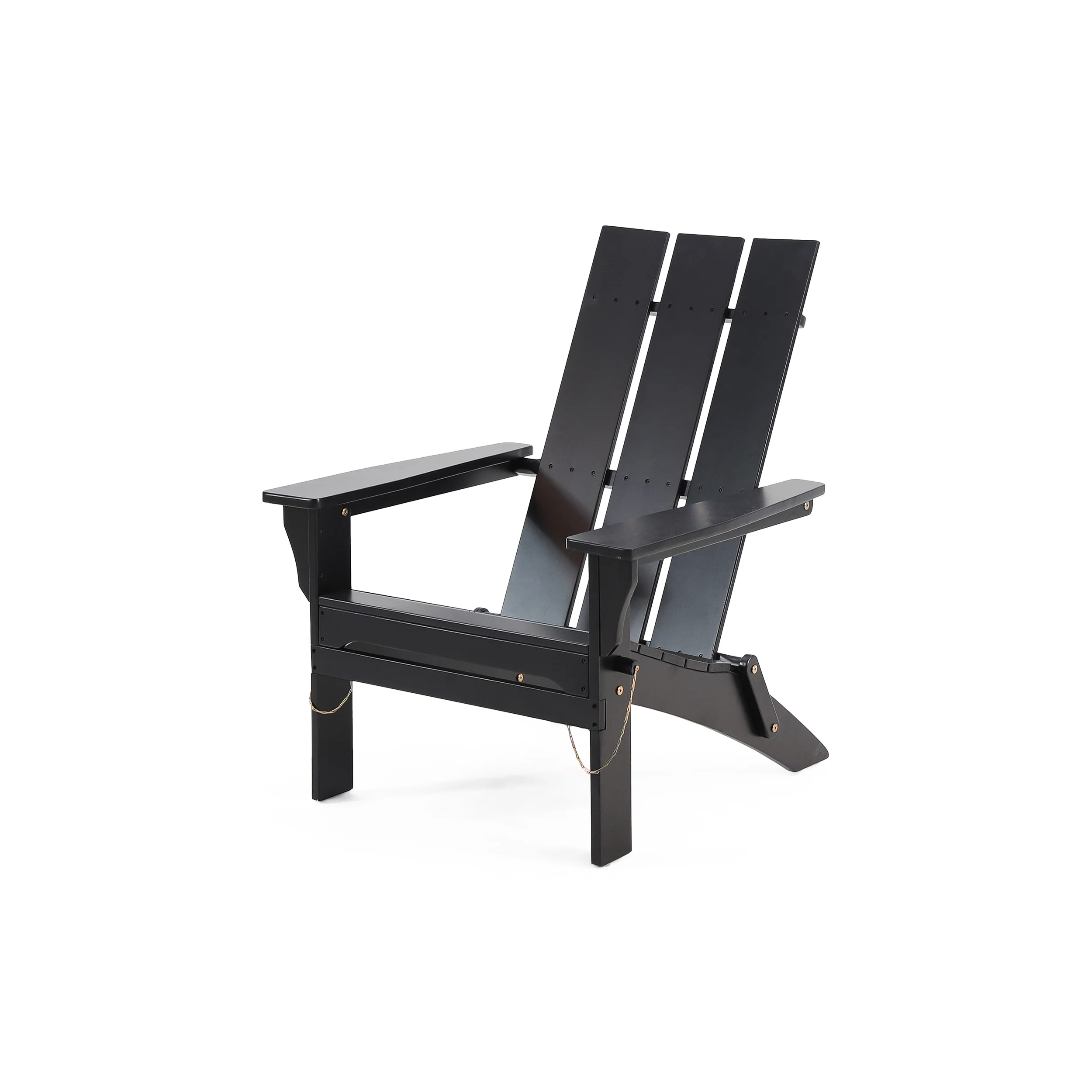 Gurekam Modern Outdoor Acacia Wood Folding Adirondack Chair - furnishings